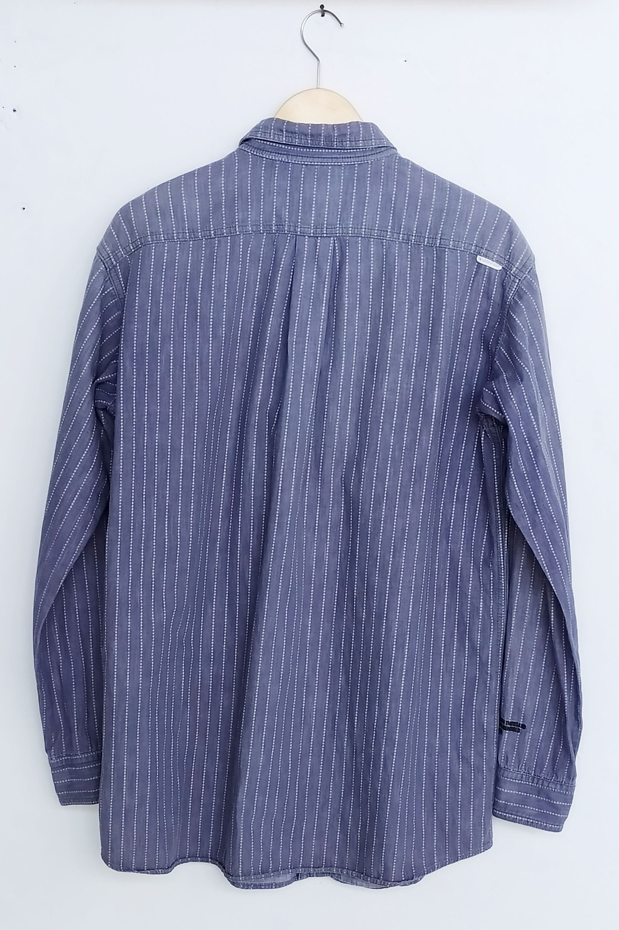 Japanese Brand Distressed Neighborhood Button Up Shirt size M oversize Size US M / EU 48-50 / 2 - 2 Thumbnail