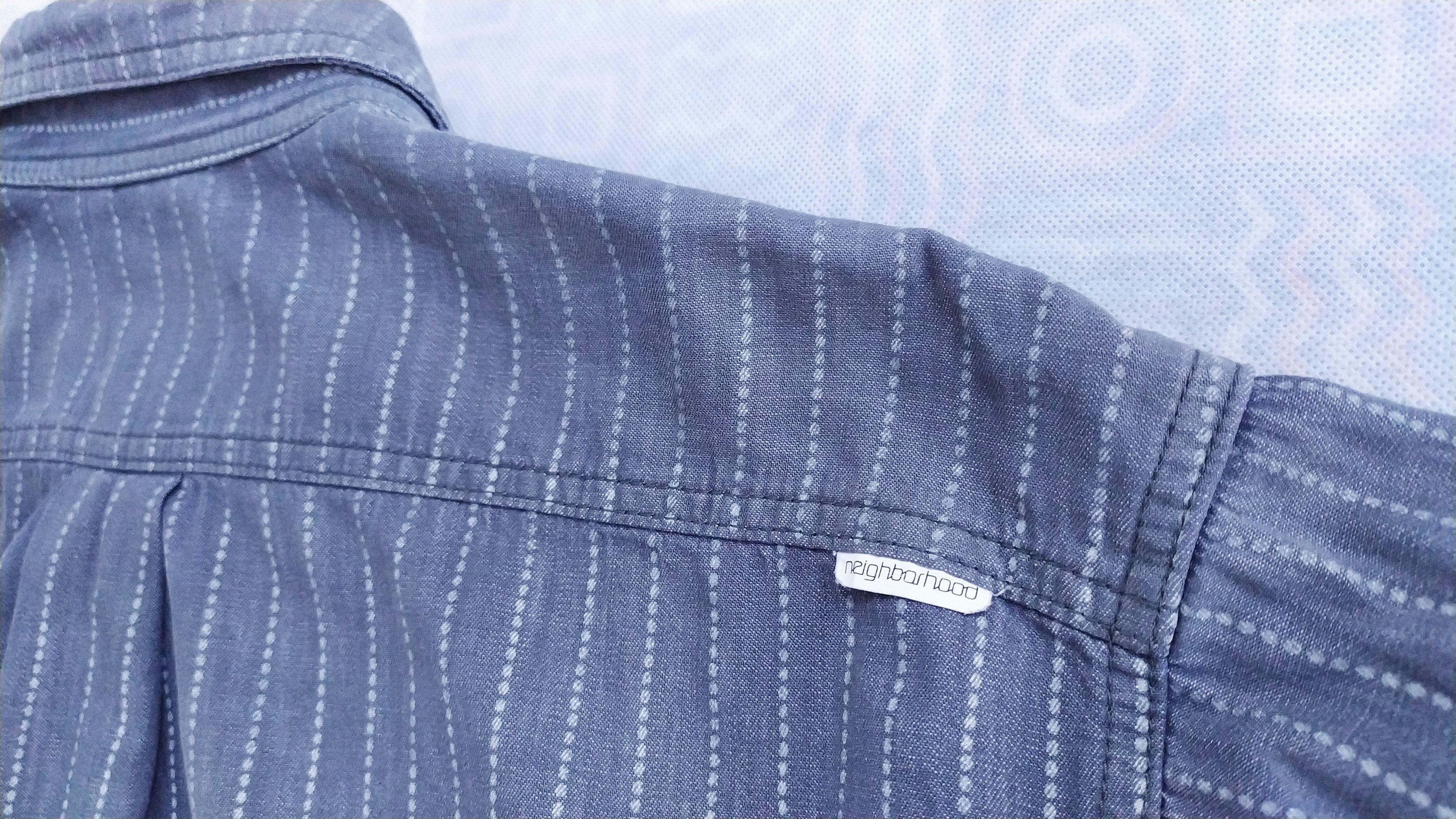 Japanese Brand Distressed Neighborhood Button Up Shirt size M oversize Size US M / EU 48-50 / 2 - 11 Thumbnail