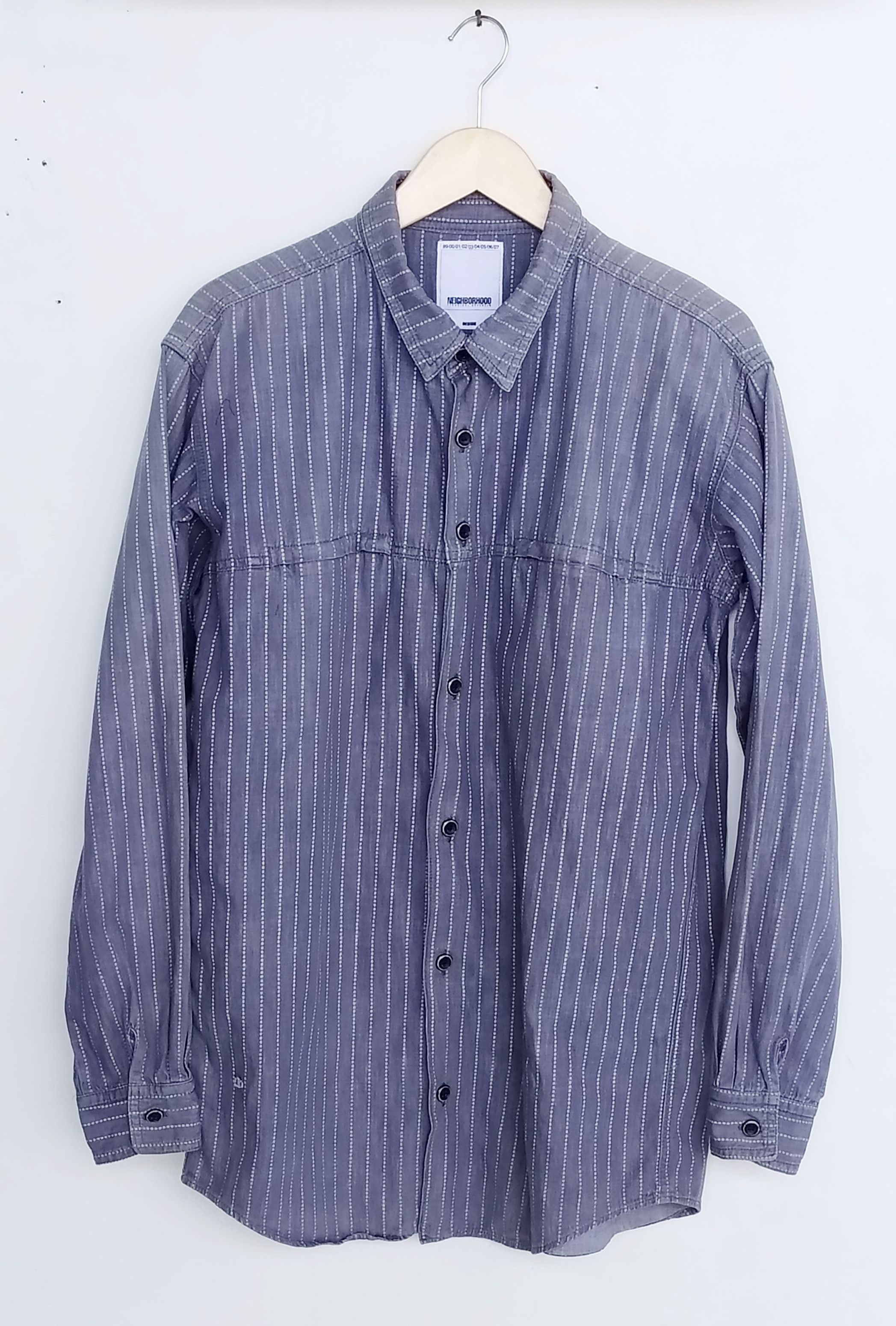 Japanese Brand Distressed Neighborhood Button Up Shirt size M oversize Size US M / EU 48-50 / 2 - 1 Thumbnail
