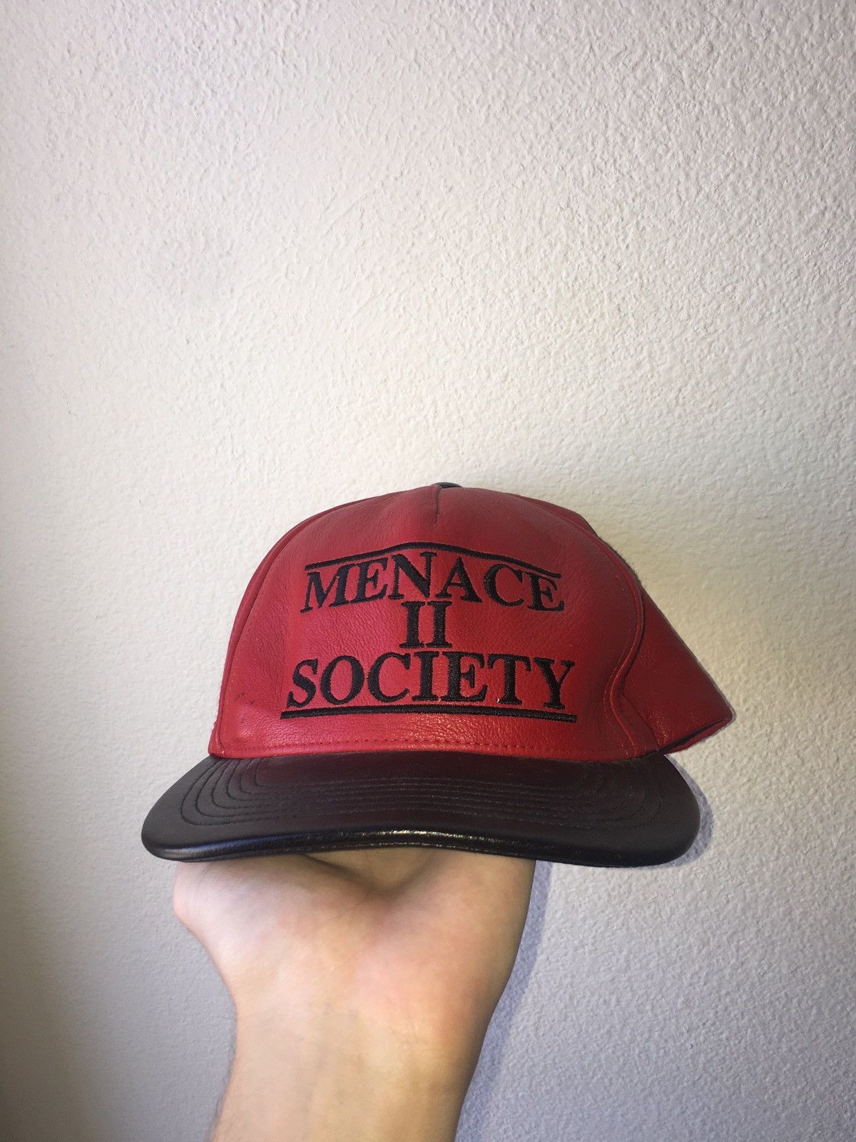 Supreme Menace II Society Hat Red | Grailed