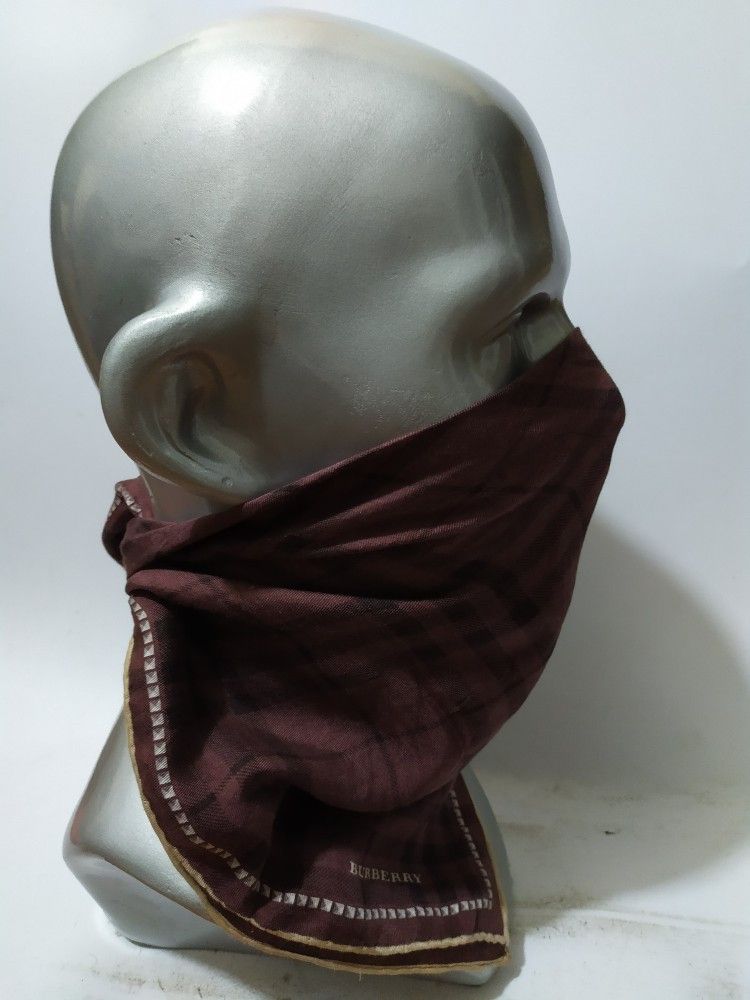 Burberry Burberry Check Handkerchief Neckerchief Headband Size ONE SIZE - 2 Thumbnail