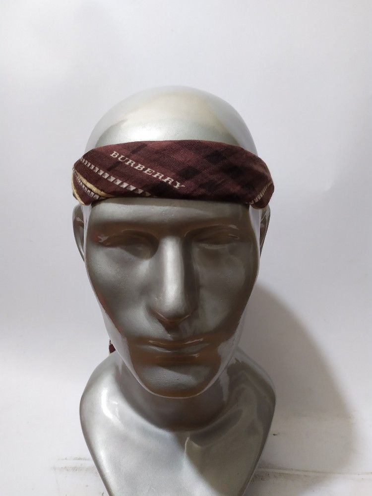 Burberry Burberry Check Handkerchief Neckerchief Headband Size ONE SIZE - 4 Thumbnail