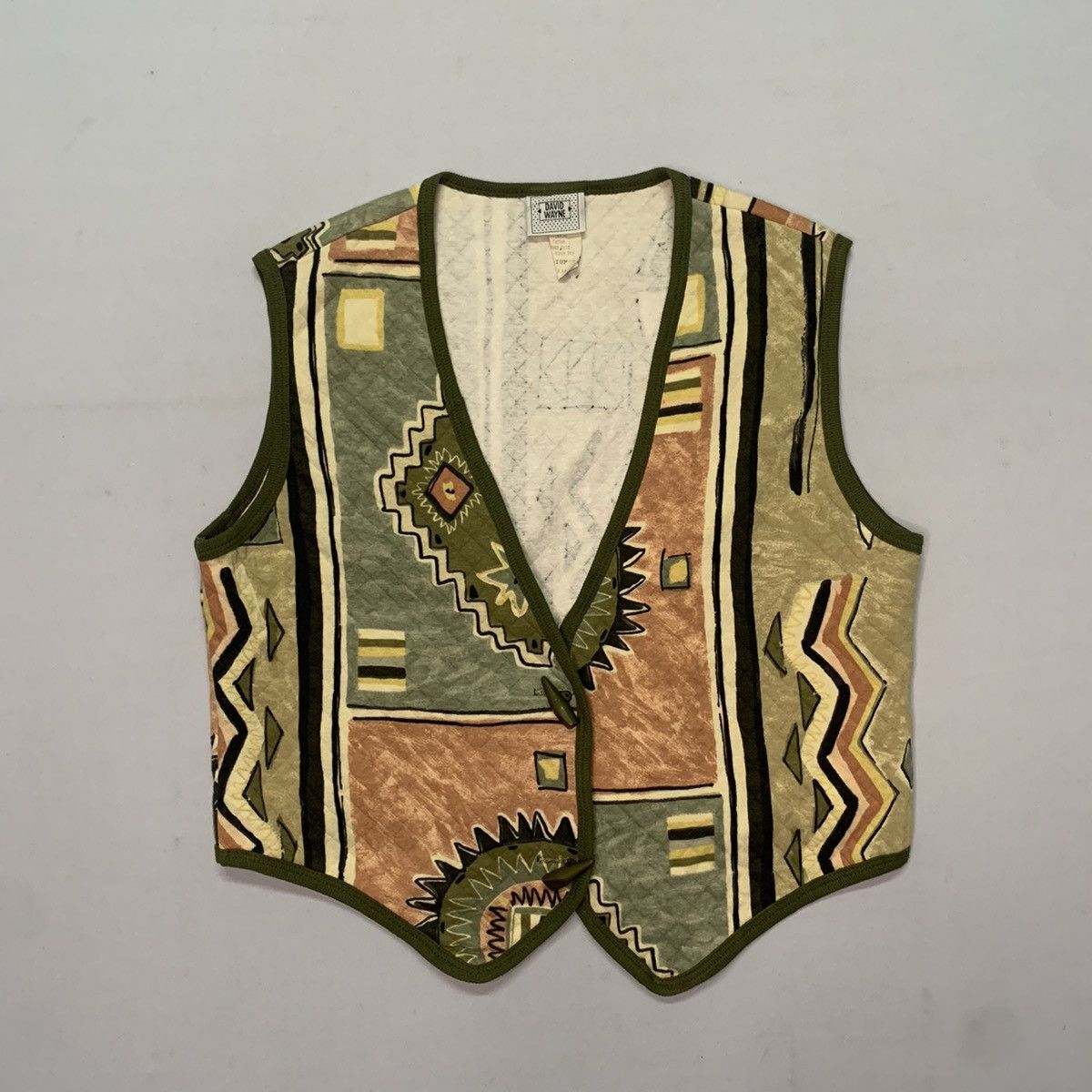 Vintage Vintage David Wayne Vest Sleeveless Medium Size Size 34R - 1 Thumbnail