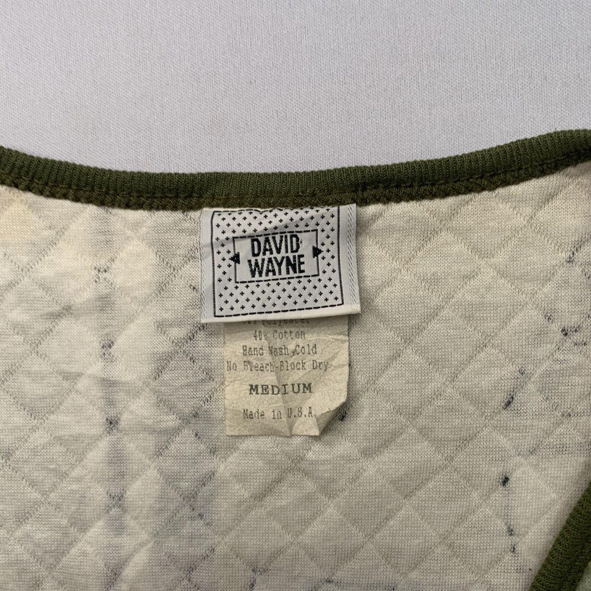 Vintage Vintage David Wayne Vest Sleeveless Medium Size Size 34R - 4 Thumbnail