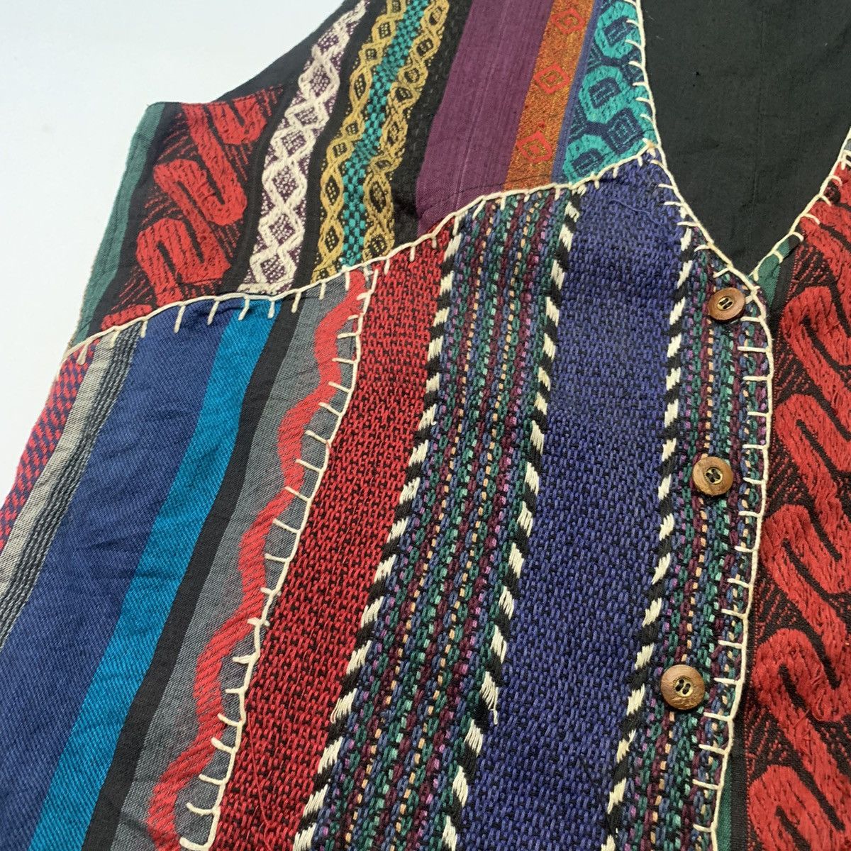 Japanese Brand × Vintage Agapo Collection Knitting Sleeveless Vest Size US M / EU 48-50 / 2 - 3 Thumbnail