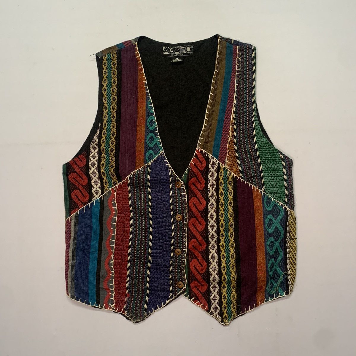 Japanese Brand × Vintage Agapo Collection Knitting Sleeveless Vest Size US M / EU 48-50 / 2 - 1 Thumbnail