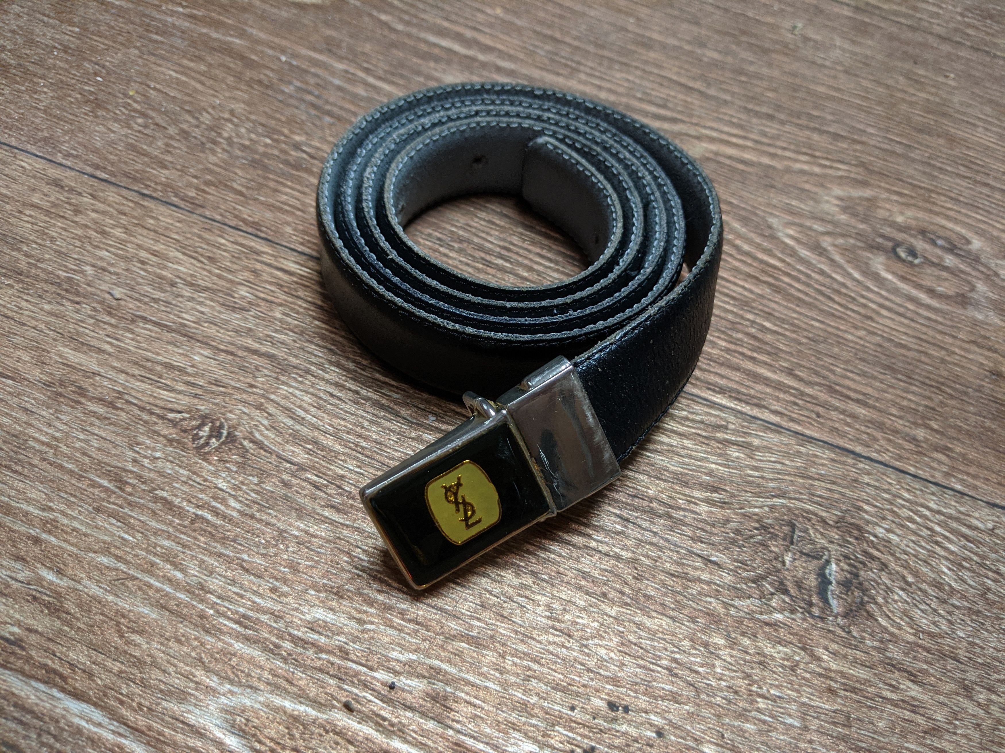 Ysl Pour Homme Ysl belt leather made in Italy Saint Laurent pour homme Size ONE SIZE - 1 Preview