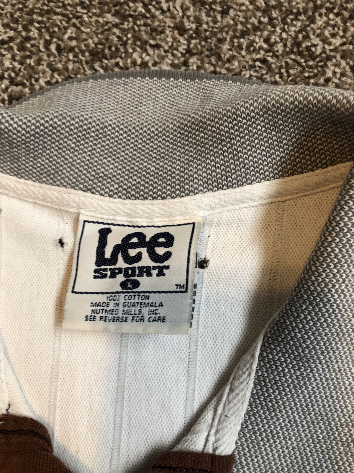 NBA × Vintage Vintage Utah Jazz Lee Striped Polo Size US L / EU 52-54 / 3 - 4 Thumbnail