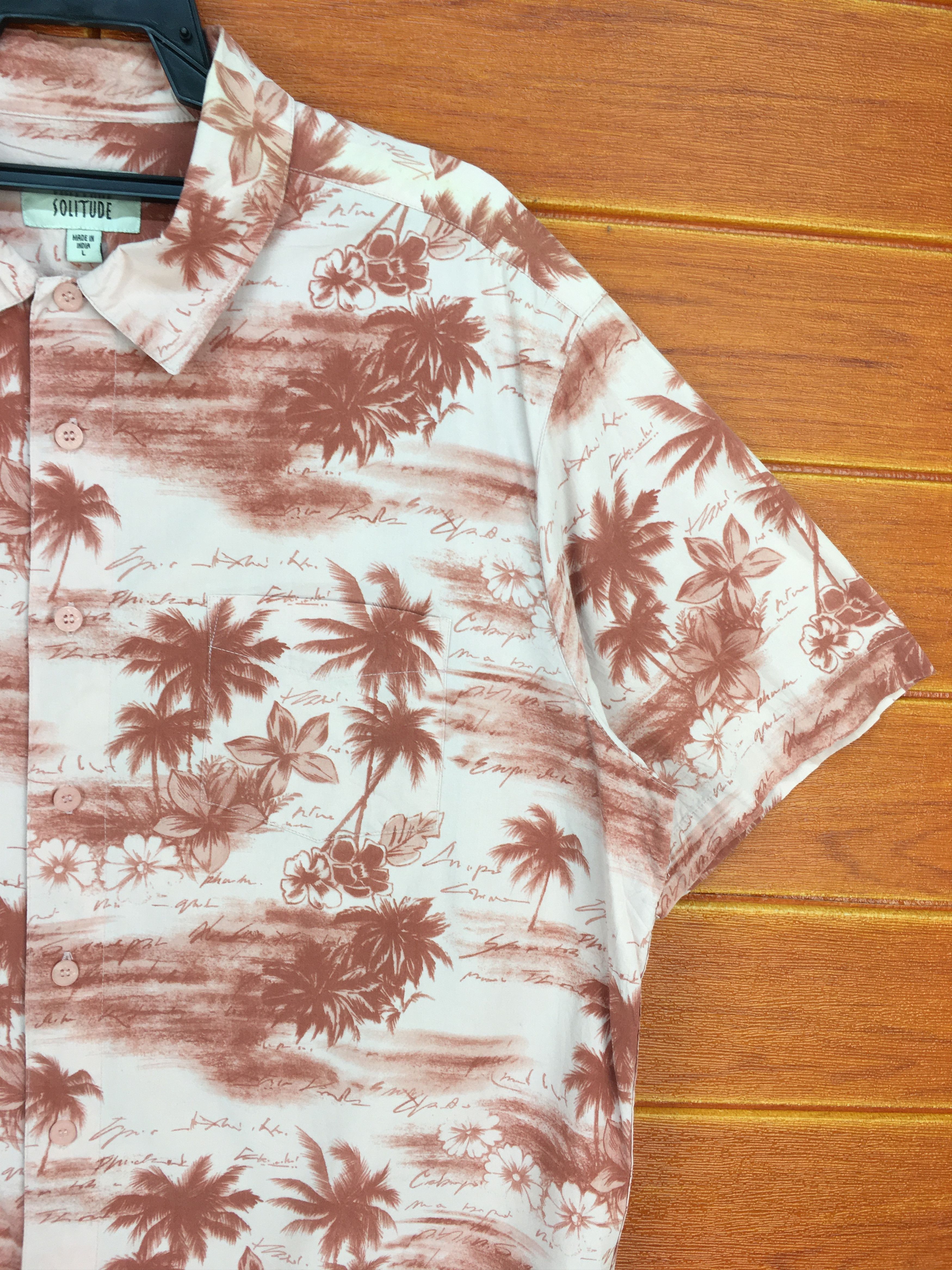 Vintage Vintage SOLITUDE Hawaiian Shirt Size US L / EU 52-54 / 3 - 5 Thumbnail