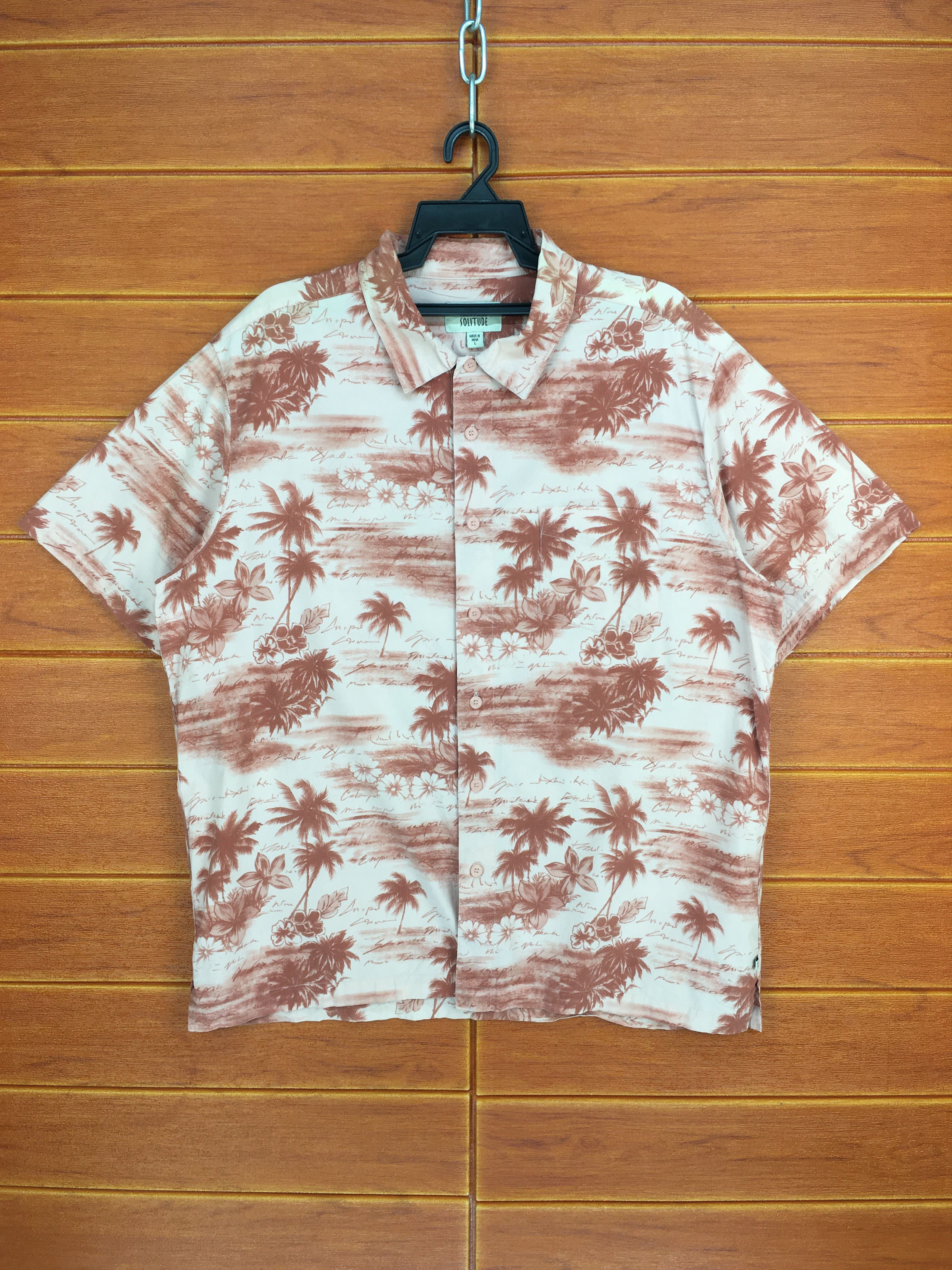 Vintage Vintage SOLITUDE Hawaiian Shirt Size US L / EU 52-54 / 3 - 1 Thumbnail