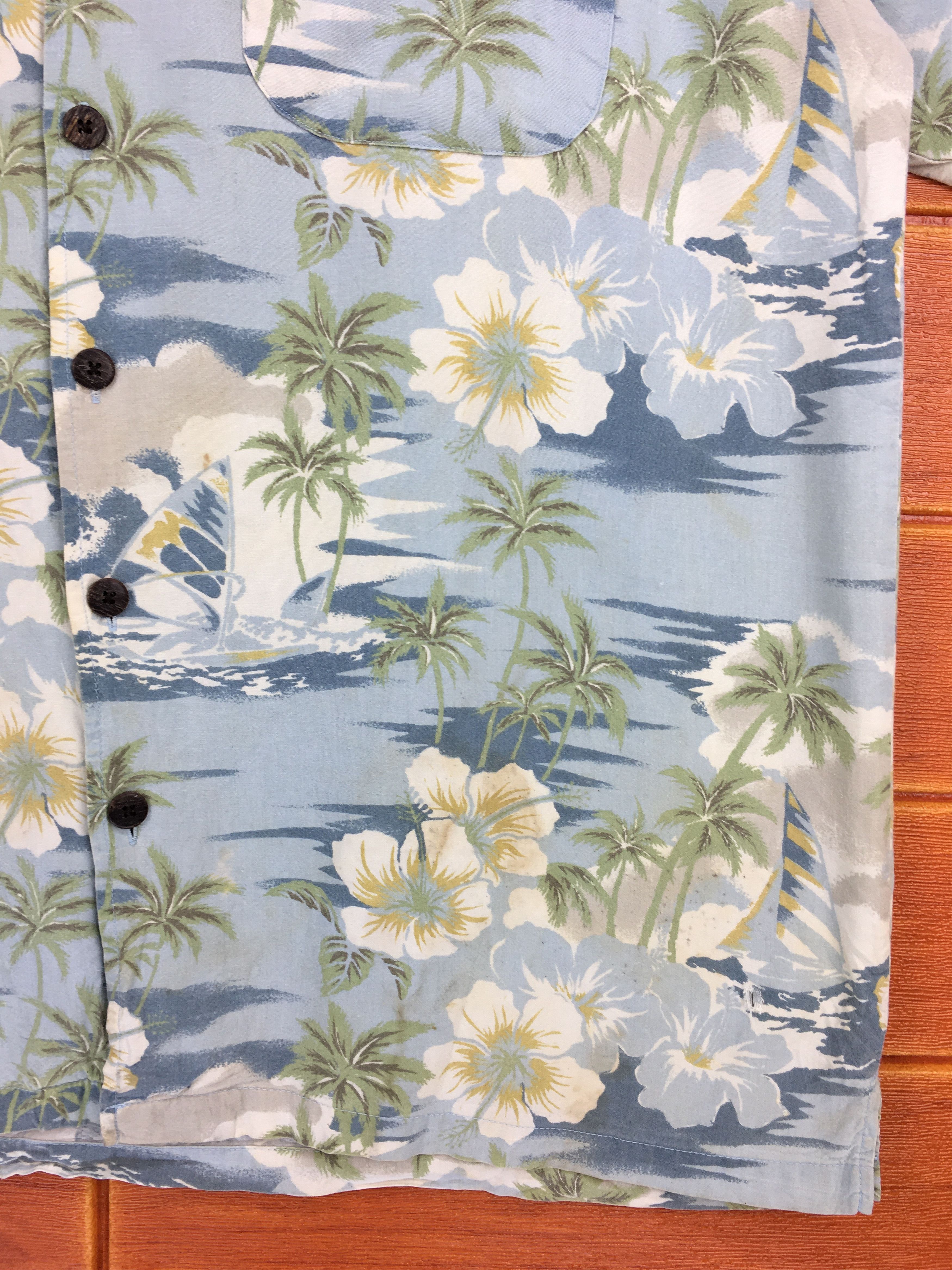 Vintage CHEROKEE All Over Print Hawaiian Shirt
