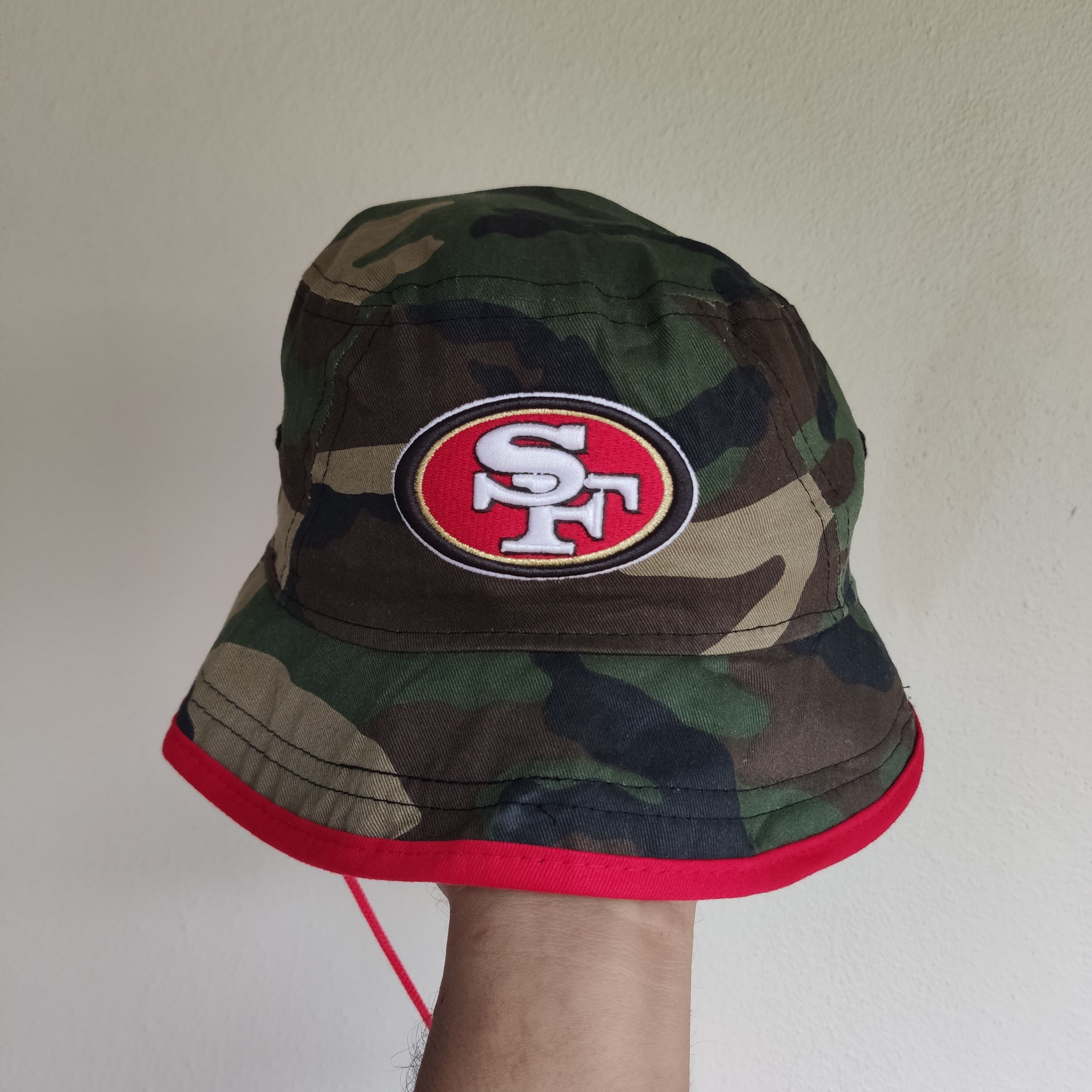 49ers camo bucket hat