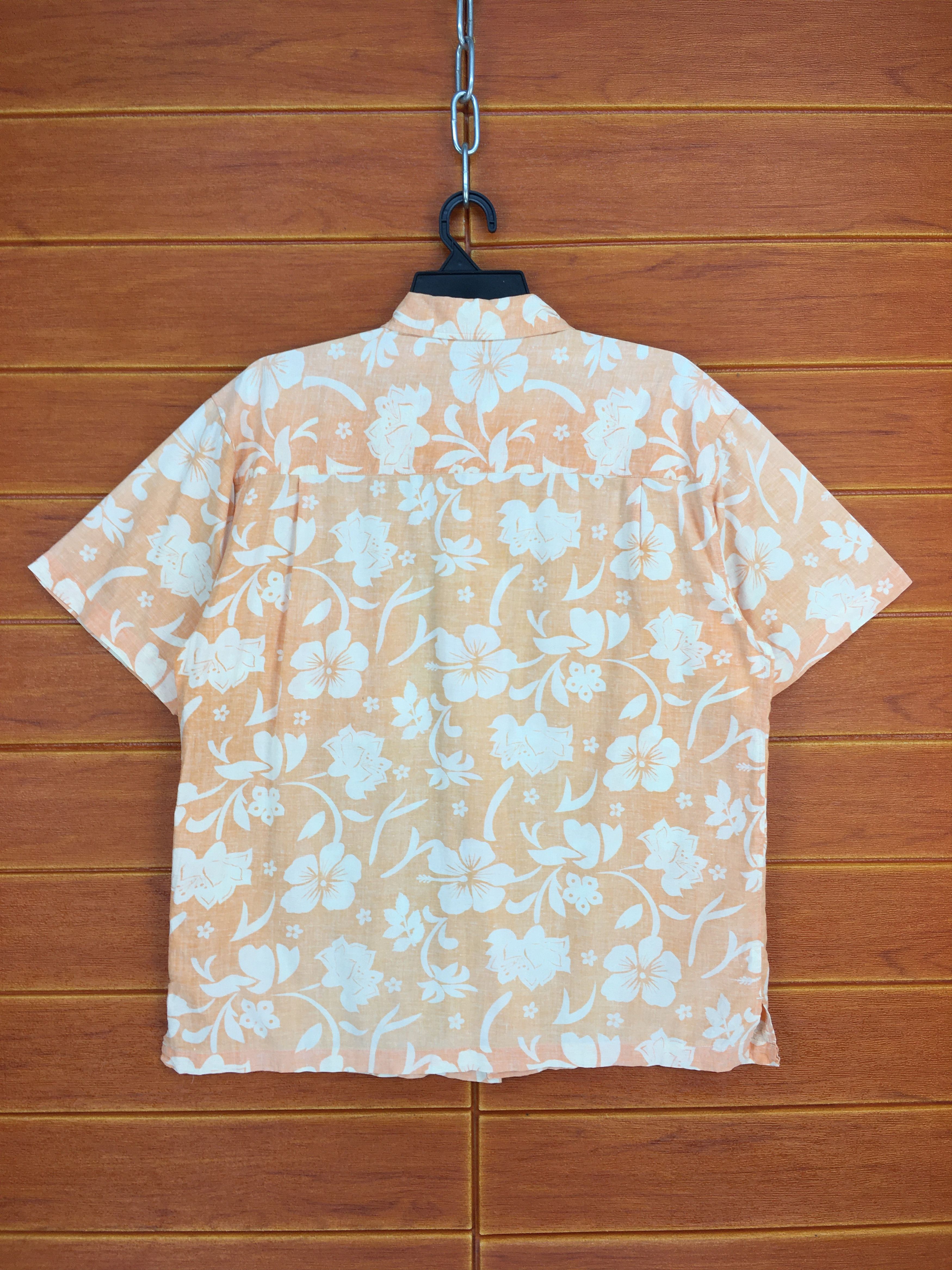 Japanese Brand Vintage EQUATORIAL ISLAND Reverse Print Hawaiian Shirt Size US M / EU 48-50 / 2 - 8 Thumbnail
