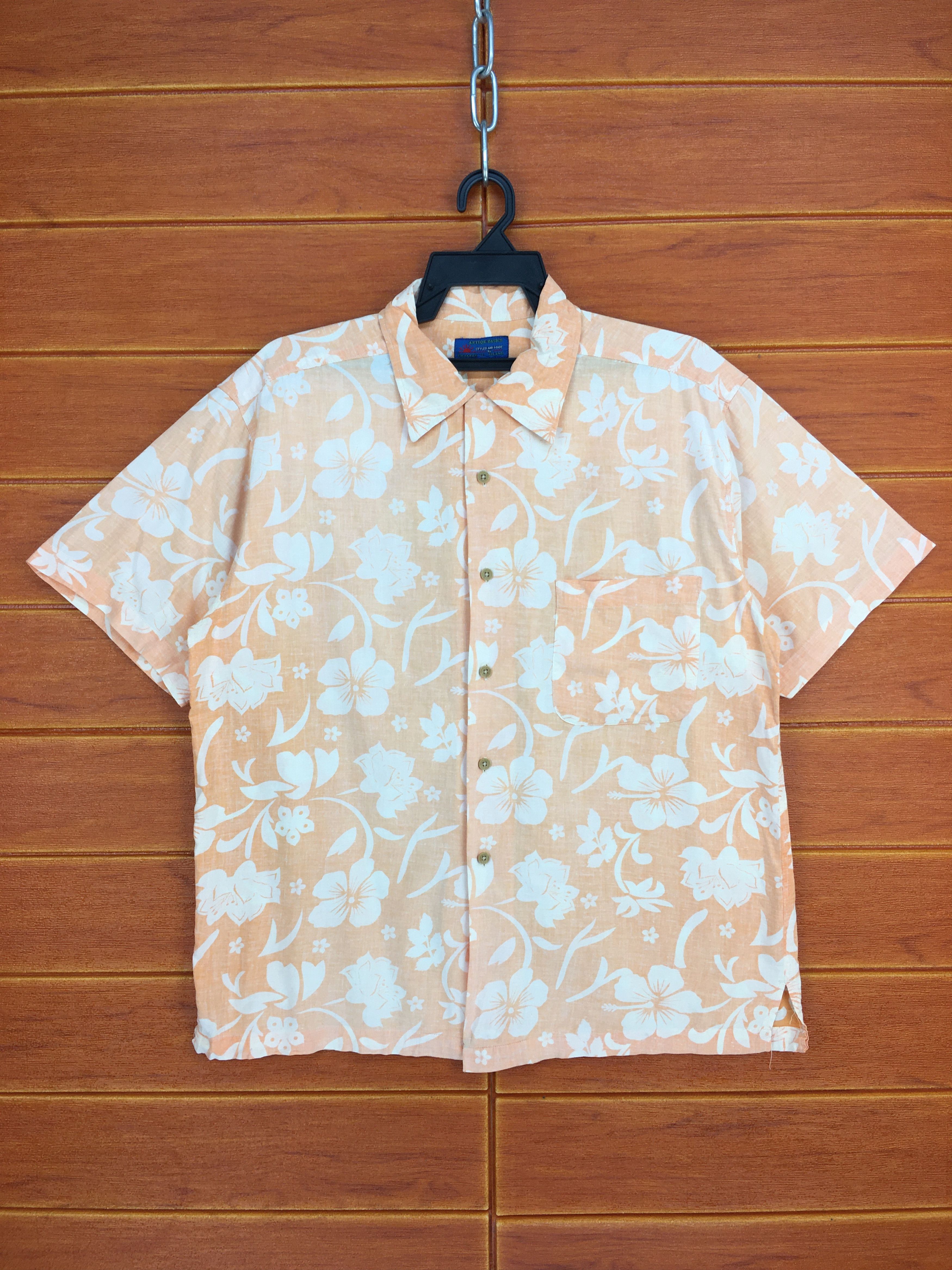 Japanese Brand Vintage EQUATORIAL ISLAND Reverse Print Hawaiian Shirt Size US M / EU 48-50 / 2 - 1 Thumbnail