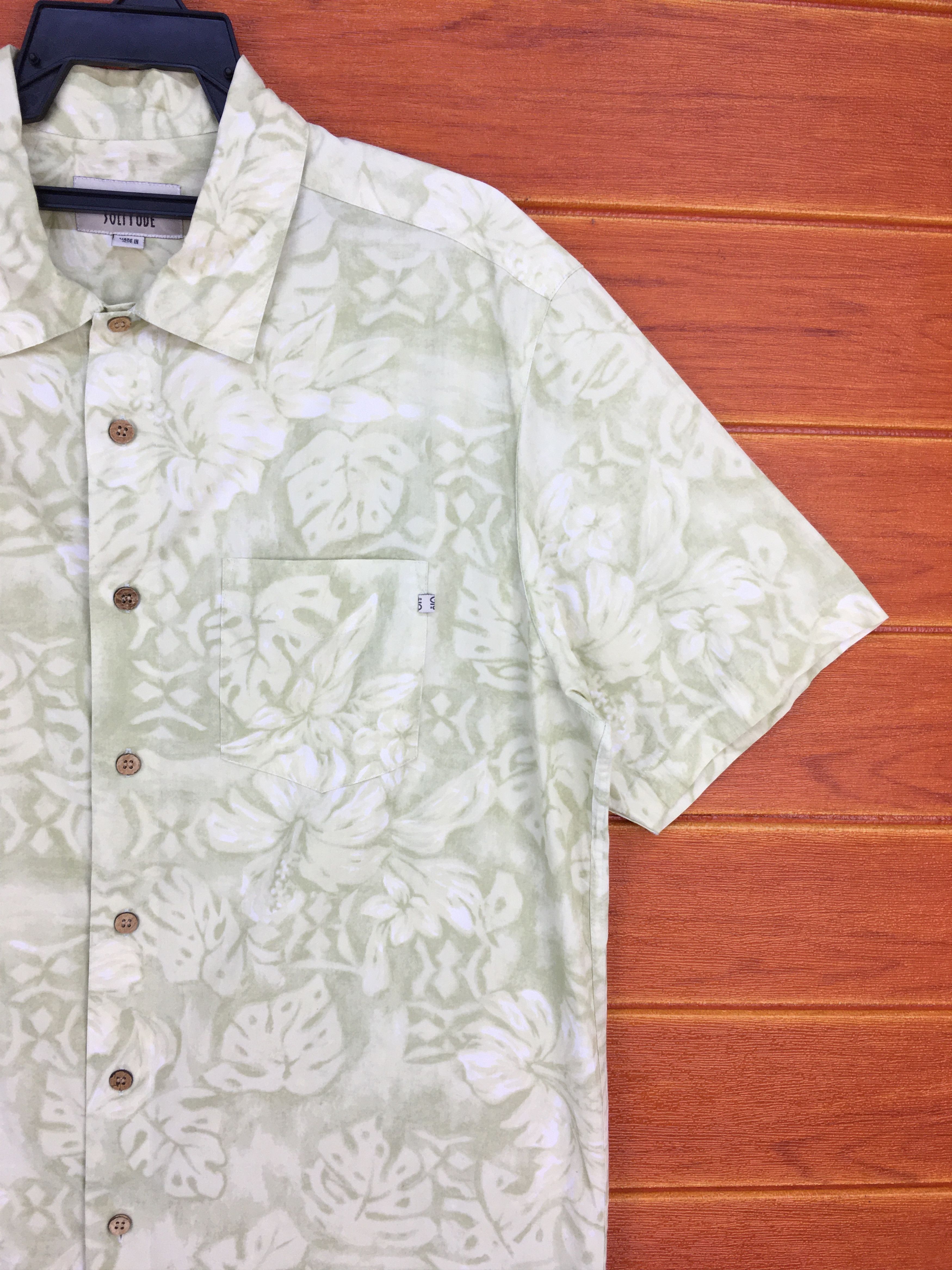Japanese Brand × Vintage Vintage SOLITUDE Oversize Hawaiian Shirt Size US M / EU 48-50 / 2 - 5 Thumbnail