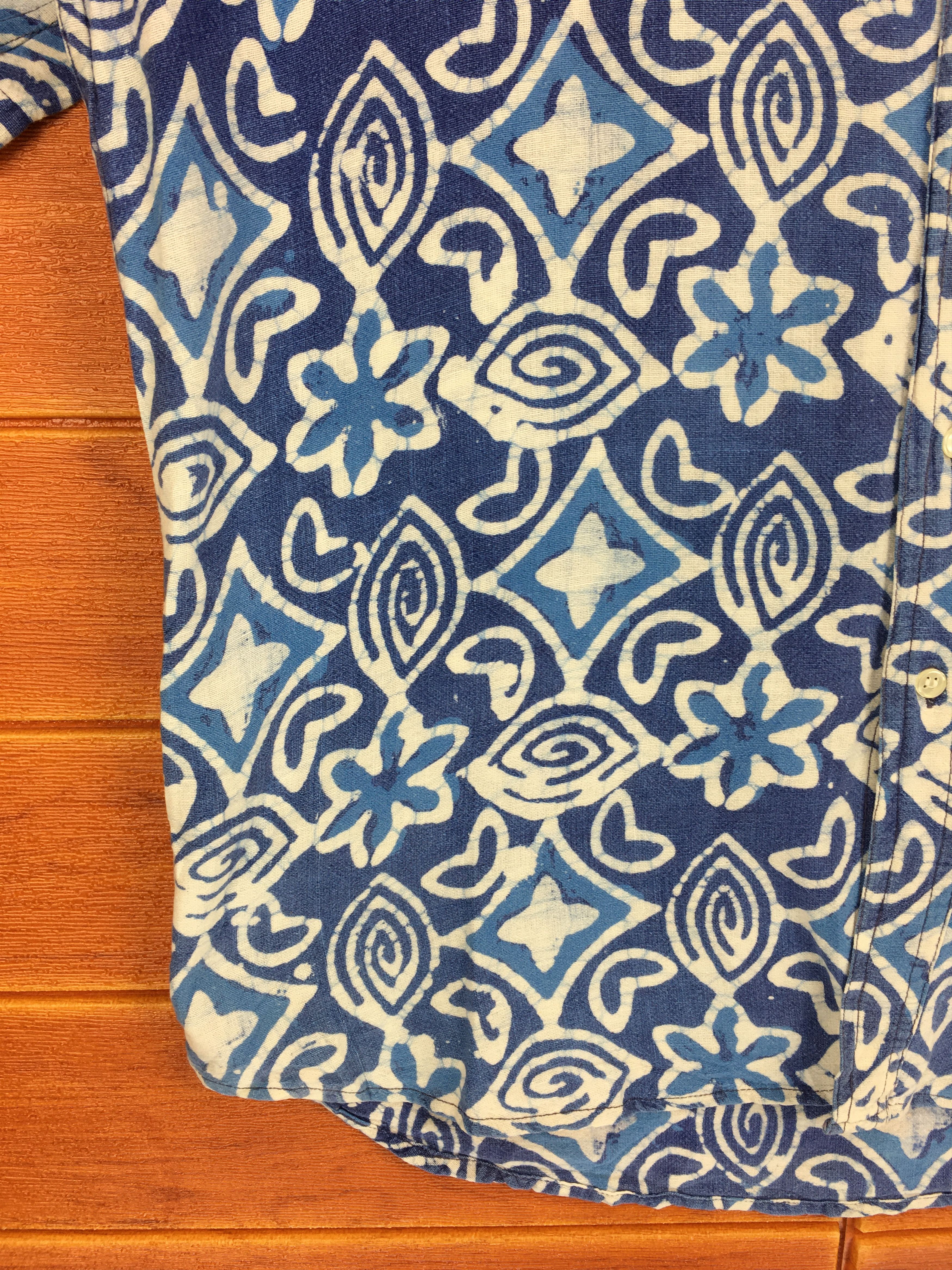 Japanese Brand Special Issue RIGGINS Tie Dye Hawaiian Shirt Size US L / EU 52-54 / 3 - 3 Thumbnail