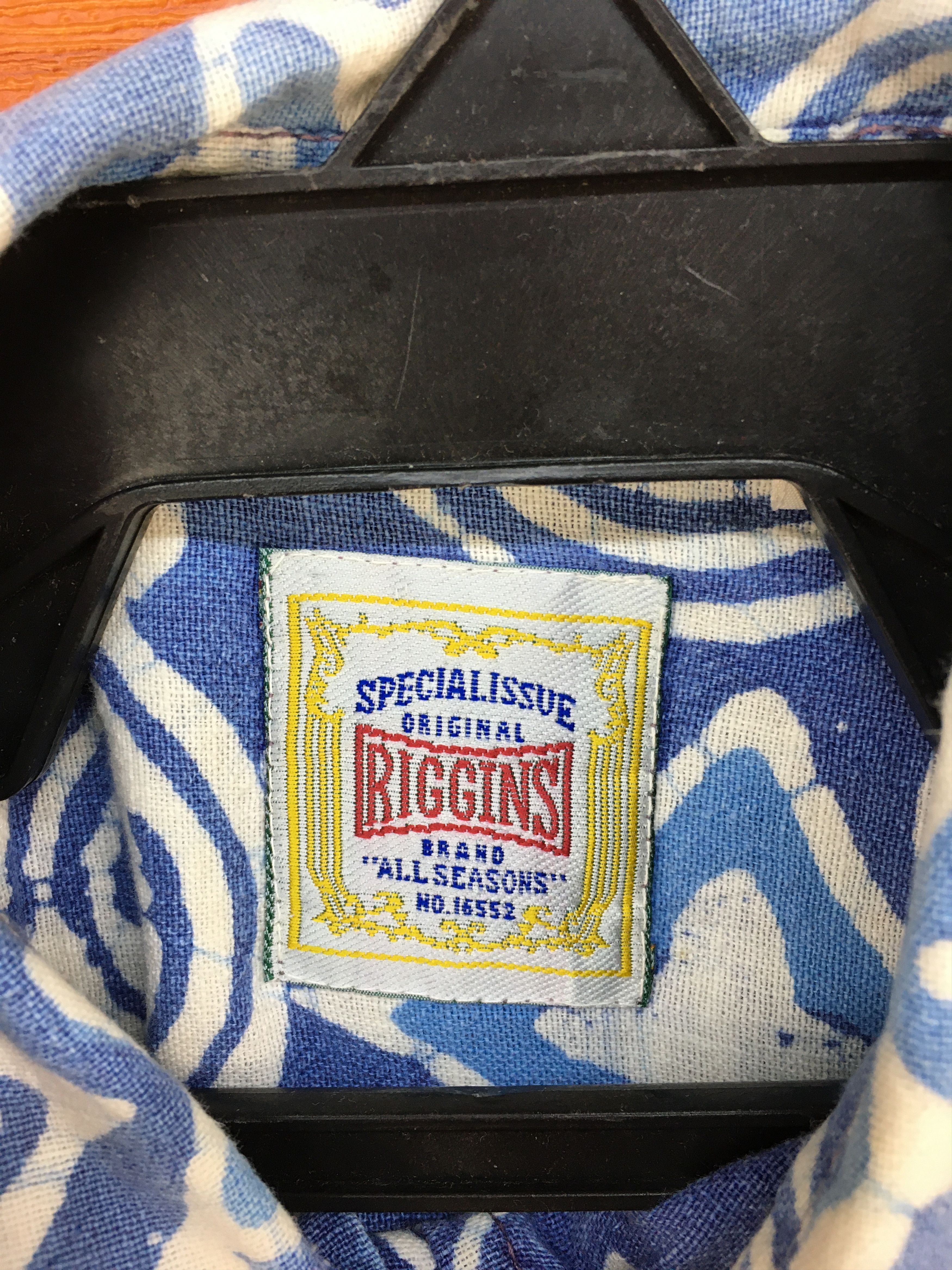 Japanese Brand Special Issue RIGGINS Tie Dye Hawaiian Shirt Size US L / EU 52-54 / 3 - 6 Thumbnail