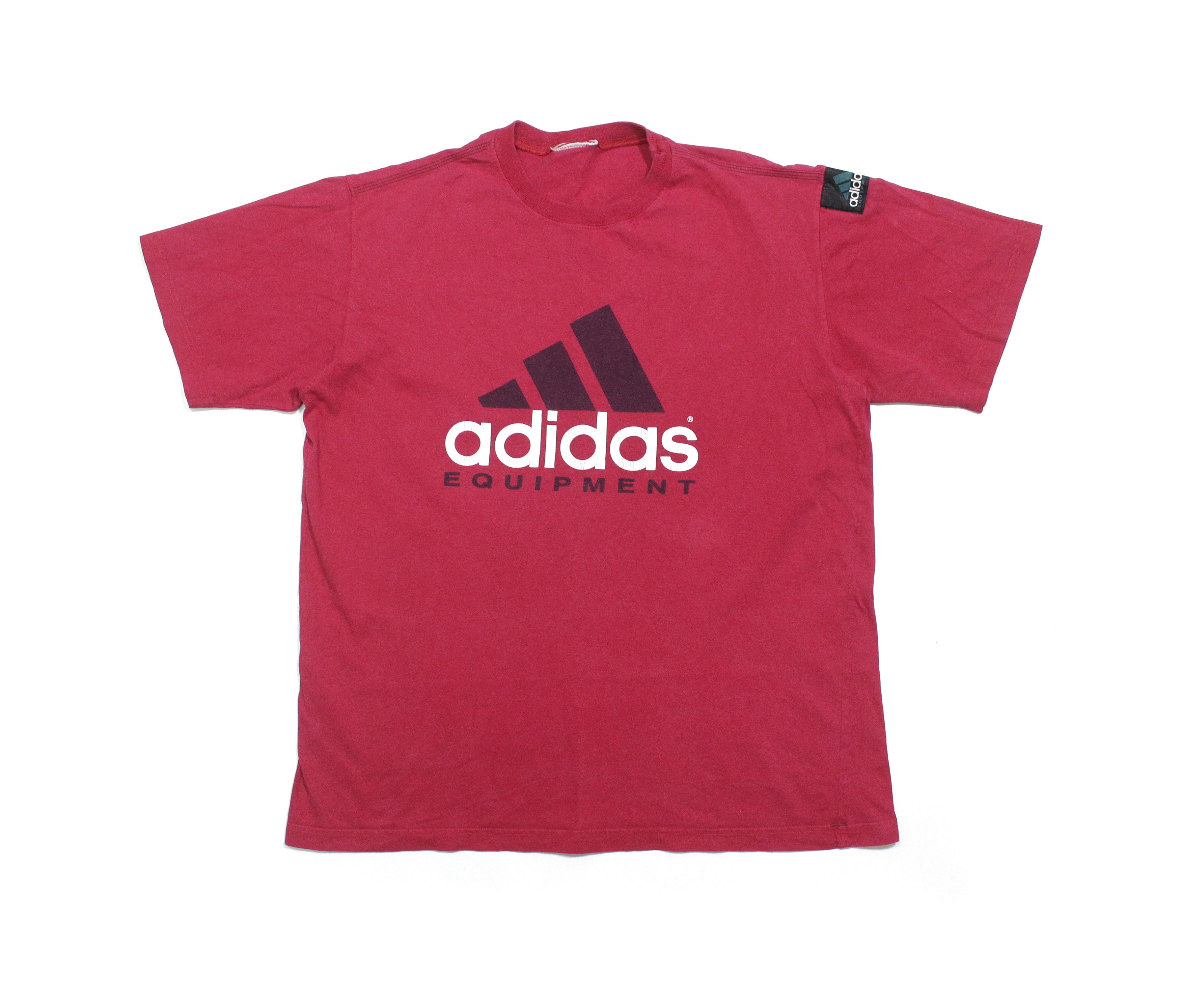 Adidas 90S Equipment Big Logo T-Shirt Size US L / EU 52-54 / 3 - 1 Thumbnail