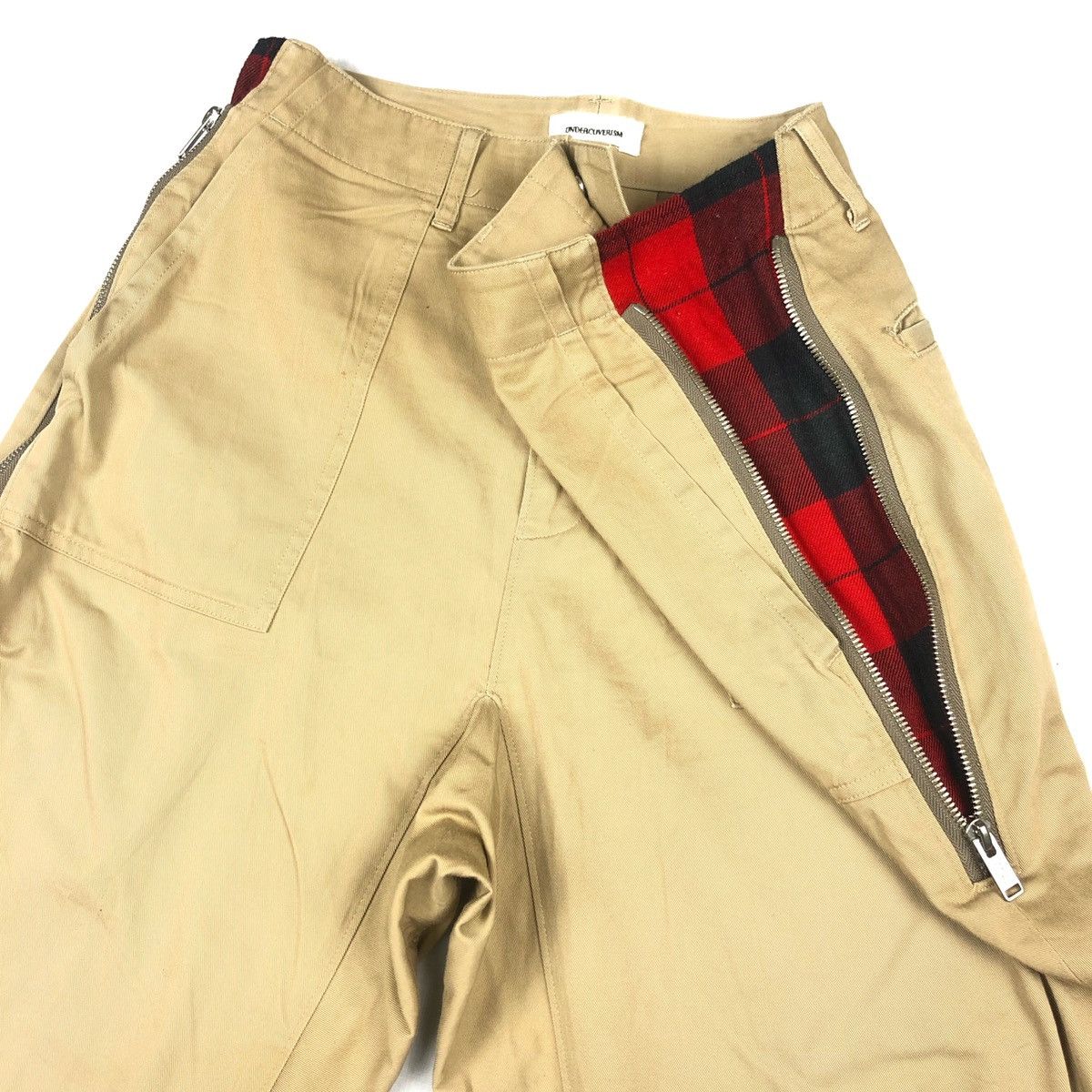 Undercover Undercoverism Side Zip Drop Crotch Pants Size US 28 / EU 44 - 5 Thumbnail