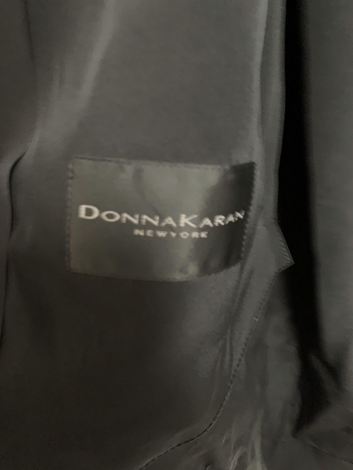 Dona Karan Technical long coat