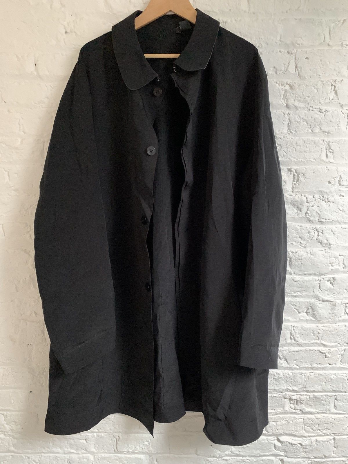 Dona Karan Technical long coat