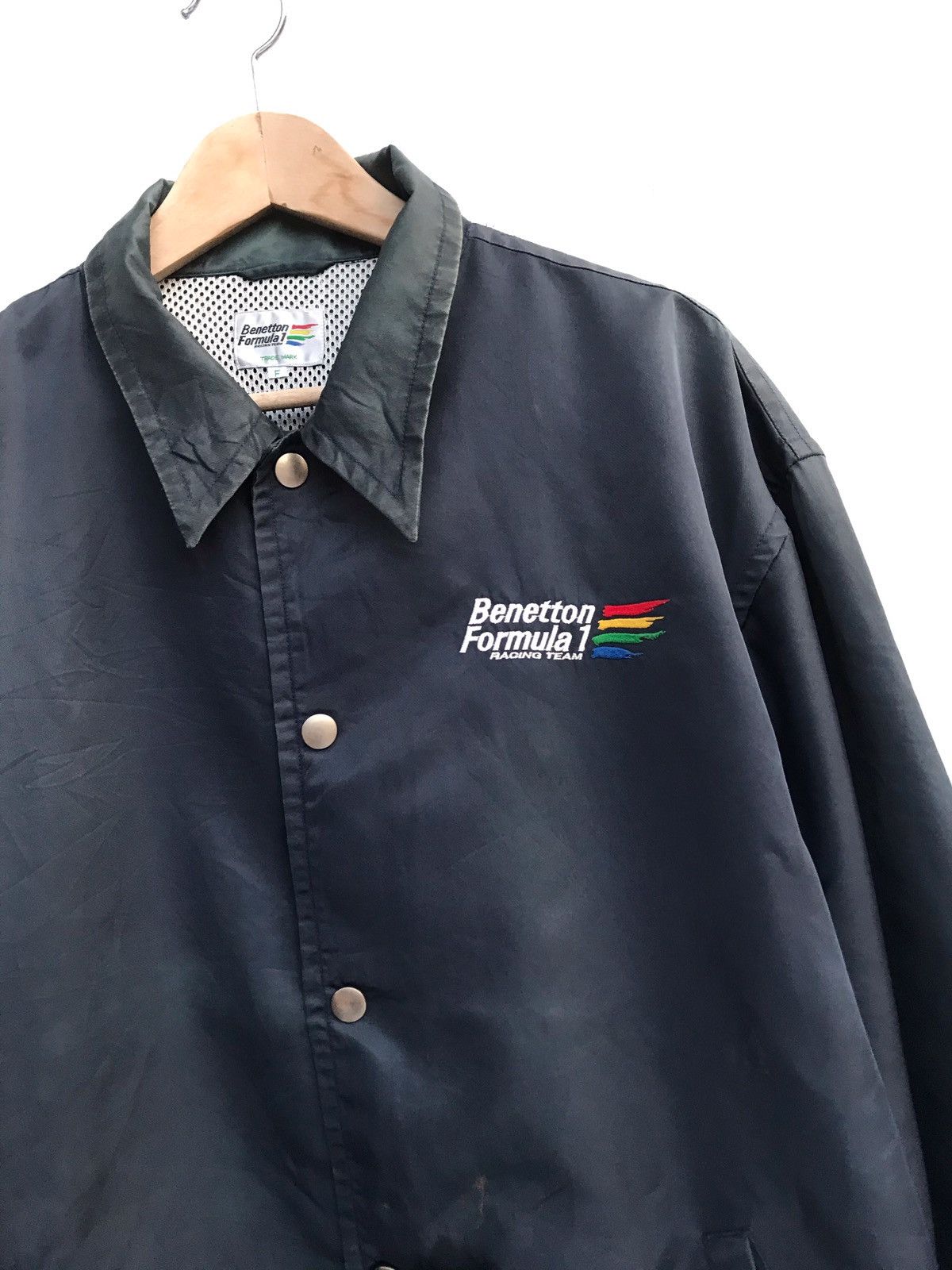 Benetton × Formula 1 Benetton Formula 1 jacket full button nice designer Size US XL / EU 56 / 4 - 2 Thumbnail