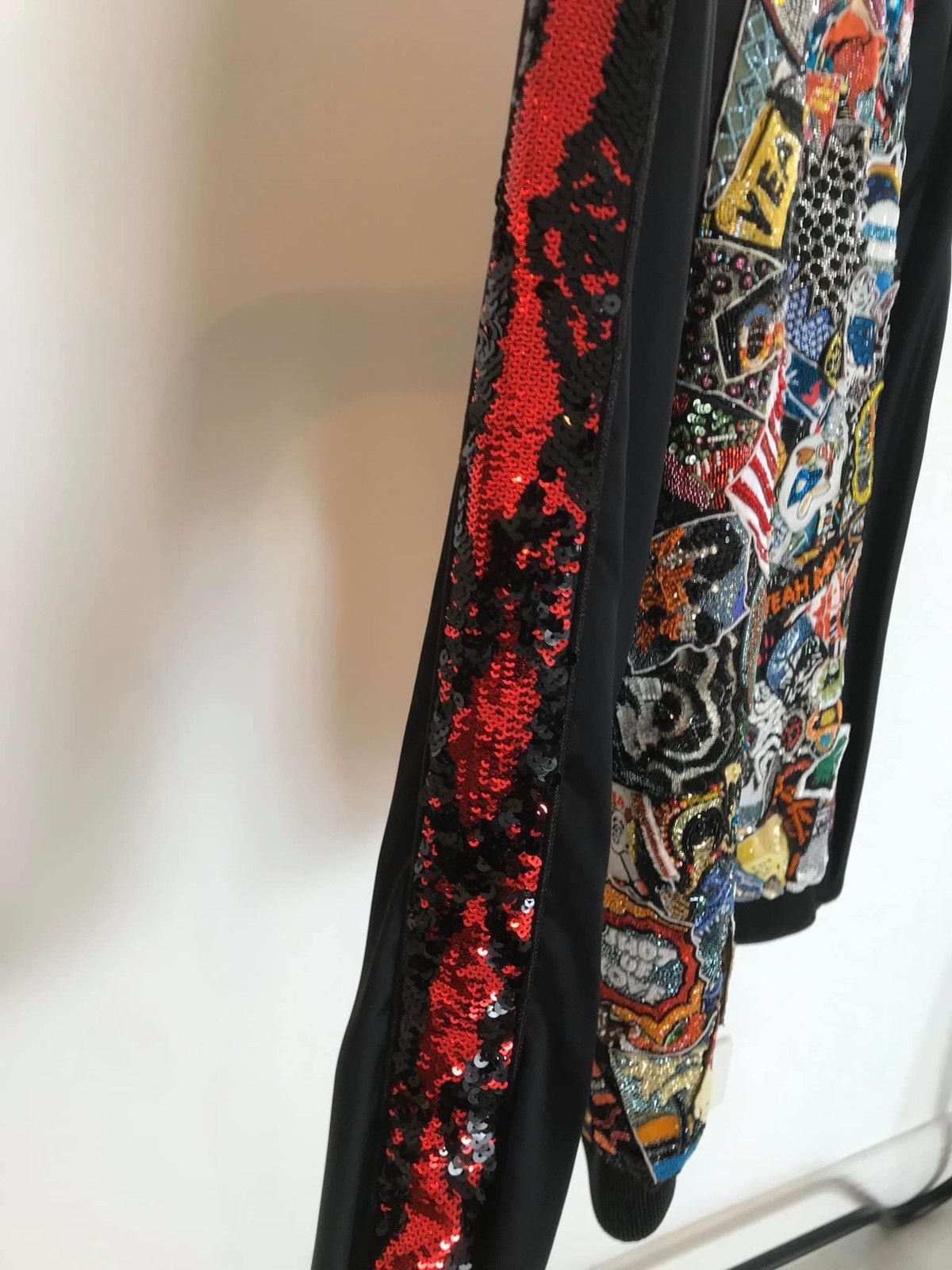 Hedi Slimane × Saint Laurent Paris 16SS Limited Beaded Badges Teddy Bomber sz48 Size US M / EU 48-50 / 2 - 6 Thumbnail