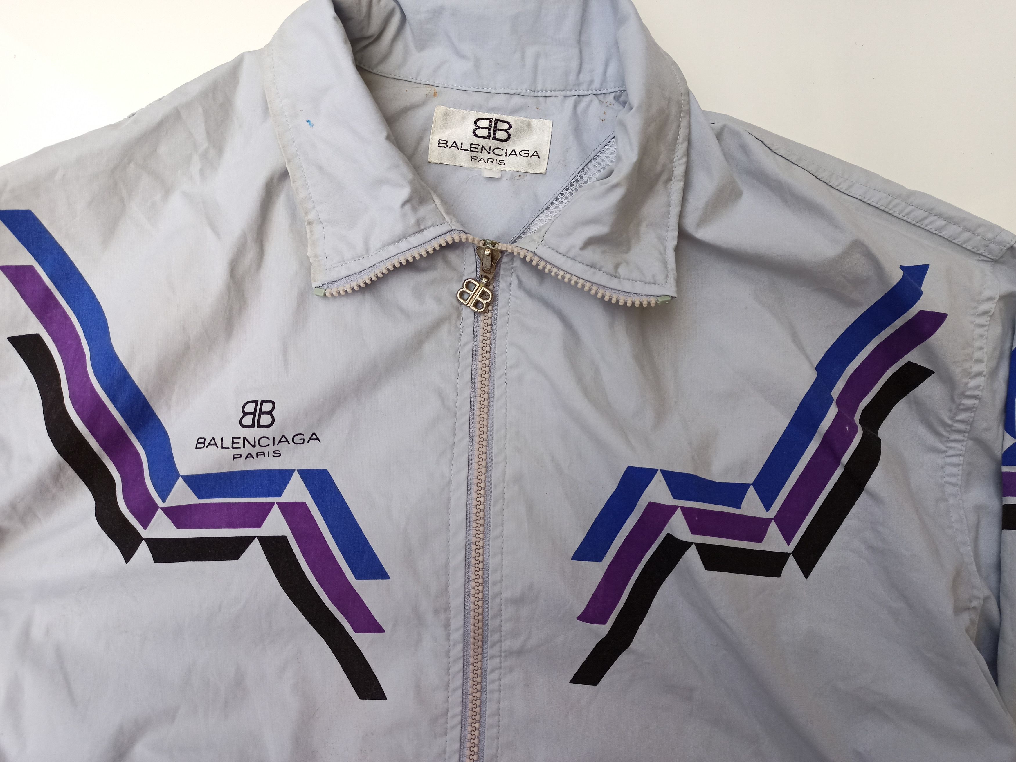 Balenciaga × Vintage Vintage 80s Balenciaga Track Jacket Balenciaga × Vintage Vintage 80s Balenciaga Track Jacket