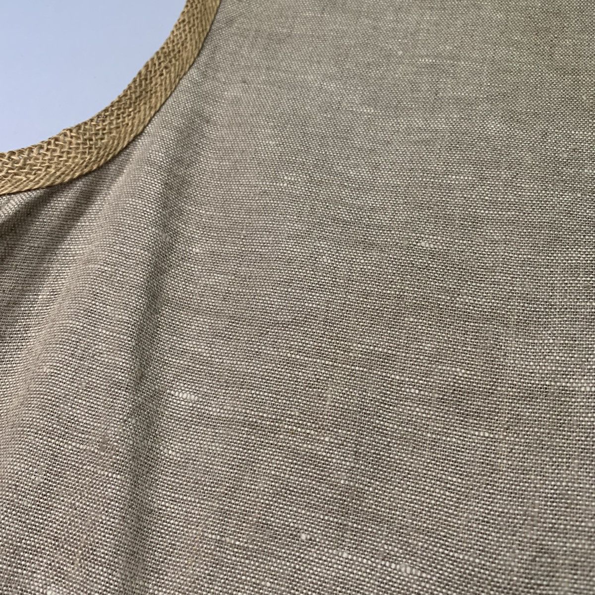 Japanese Brand × Vintage Vintage Harris Wallace Hemp Sleeveless Vest Medium Size Size US M / EU 48-50 / 2 - 7 Thumbnail