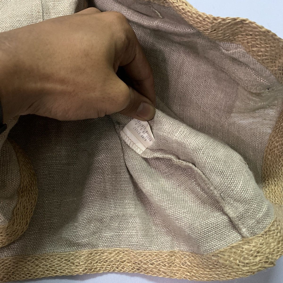 Japanese Brand × Vintage Vintage Harris Wallace Hemp Sleeveless Vest Medium Size Size US M / EU 48-50 / 2 - 10 Thumbnail