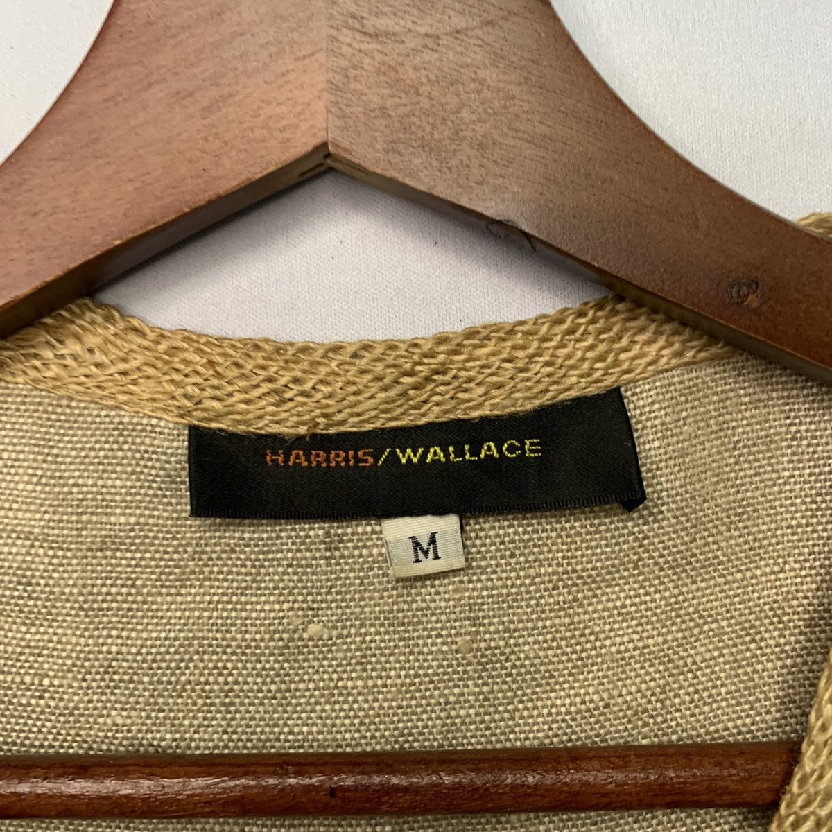 Japanese Brand × Vintage Vintage Harris Wallace Hemp Sleeveless Vest Medium Size Size US M / EU 48-50 / 2 - 8 Thumbnail