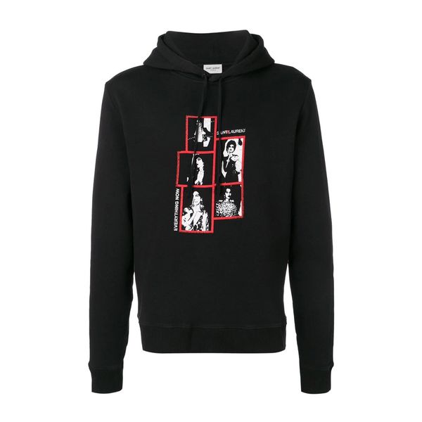 Saint Laurent Paris Saint Laurent SLP Everything Now Logo Hoodie