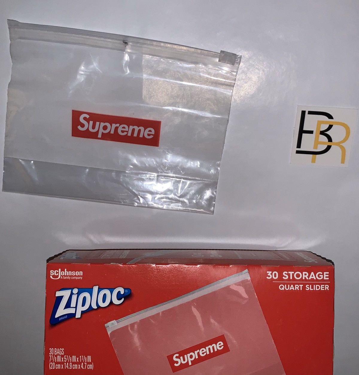 Supreme (10) Ziploc Bag’s Box of 30 Bundle Grailed