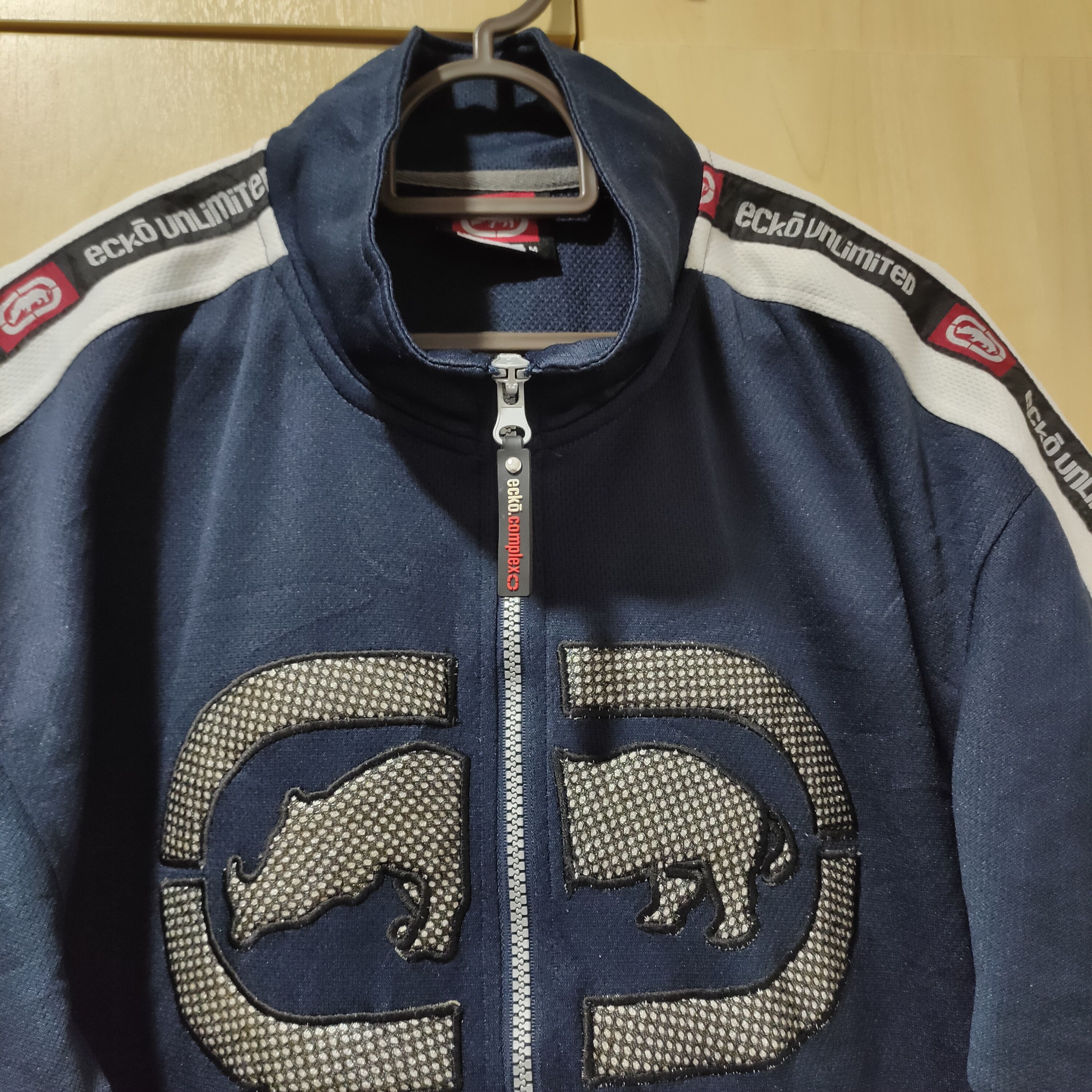 Ecko Unltd. Ecko Unlimited Sweater Zipper Side Tape Hiphop Size US M / EU 48-50 / 2 - 3 Thumbnail