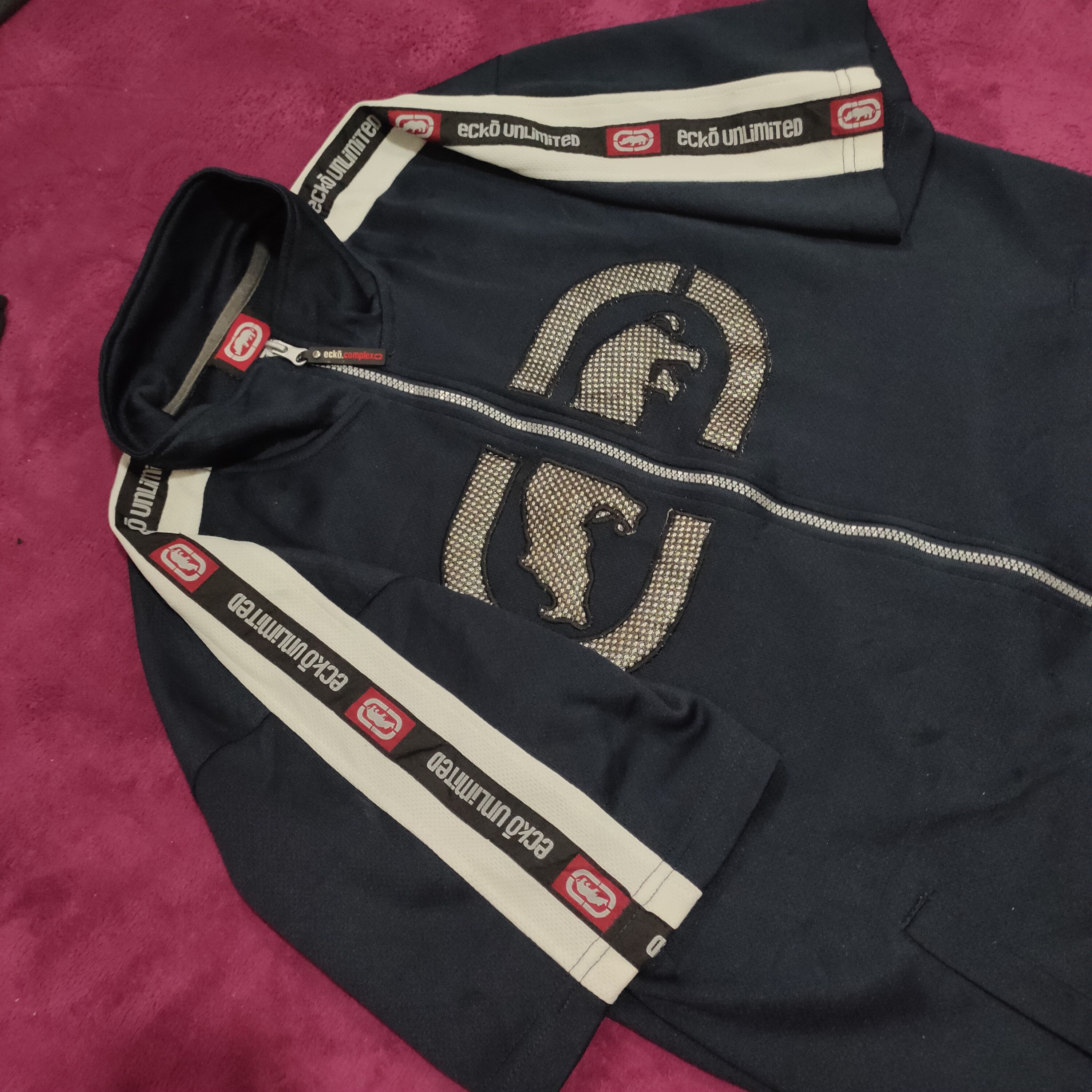 Ecko Unltd. Ecko Unlimited Sweater Zipper Side Tape Hiphop Size US M / EU 48-50 / 2 - 6 Thumbnail