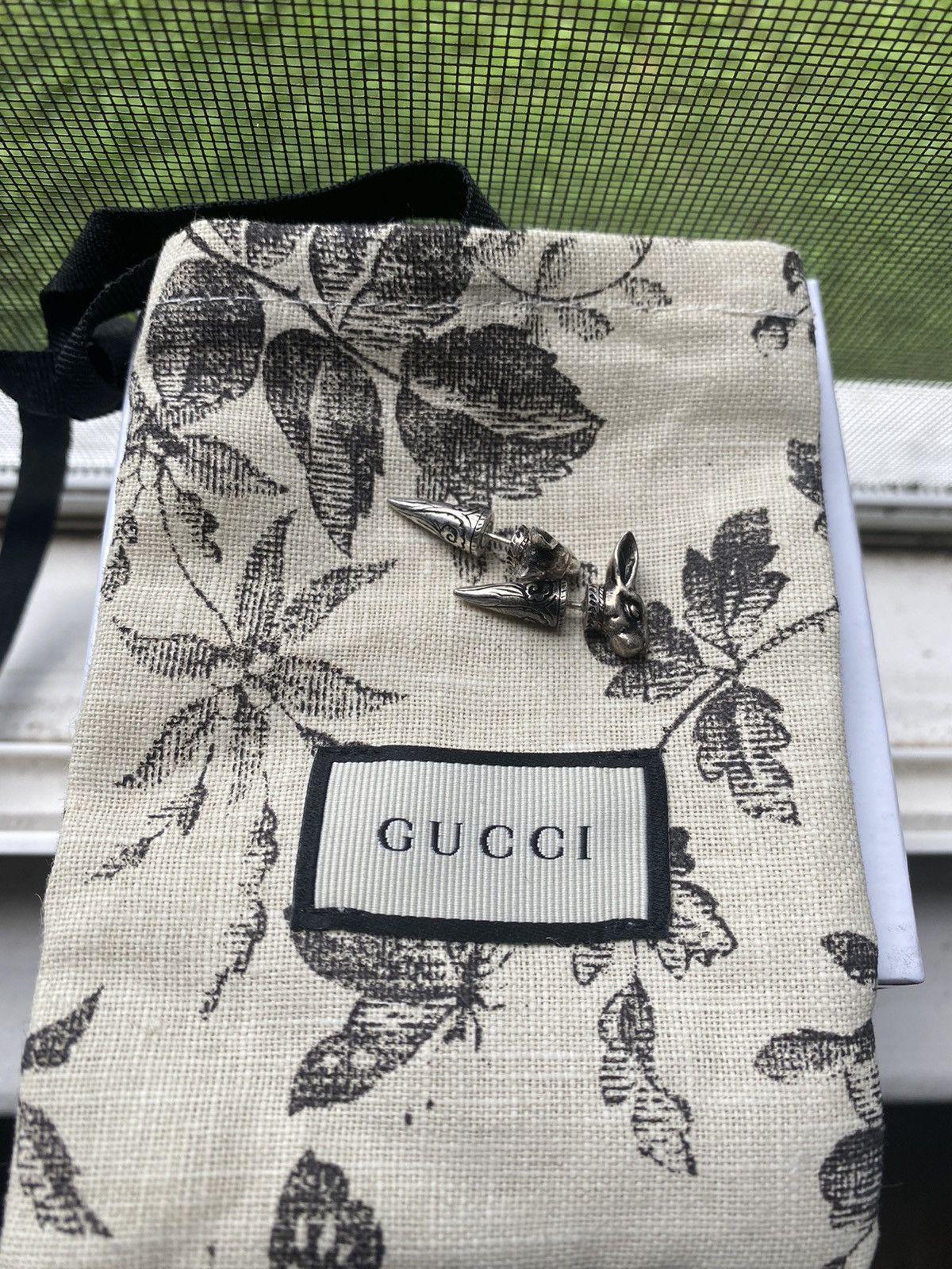Gucci anger forest earring deals