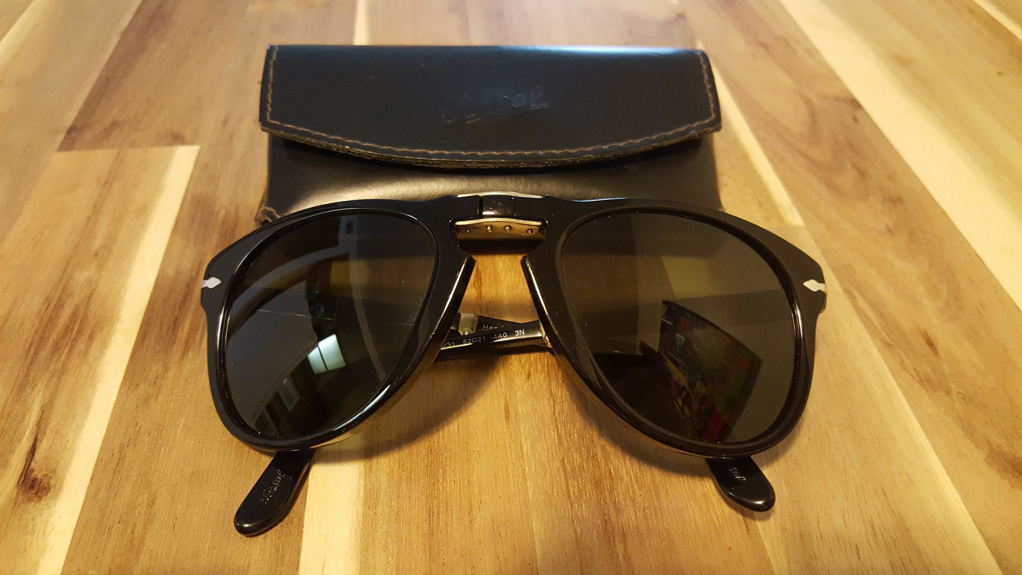 persol 714 black