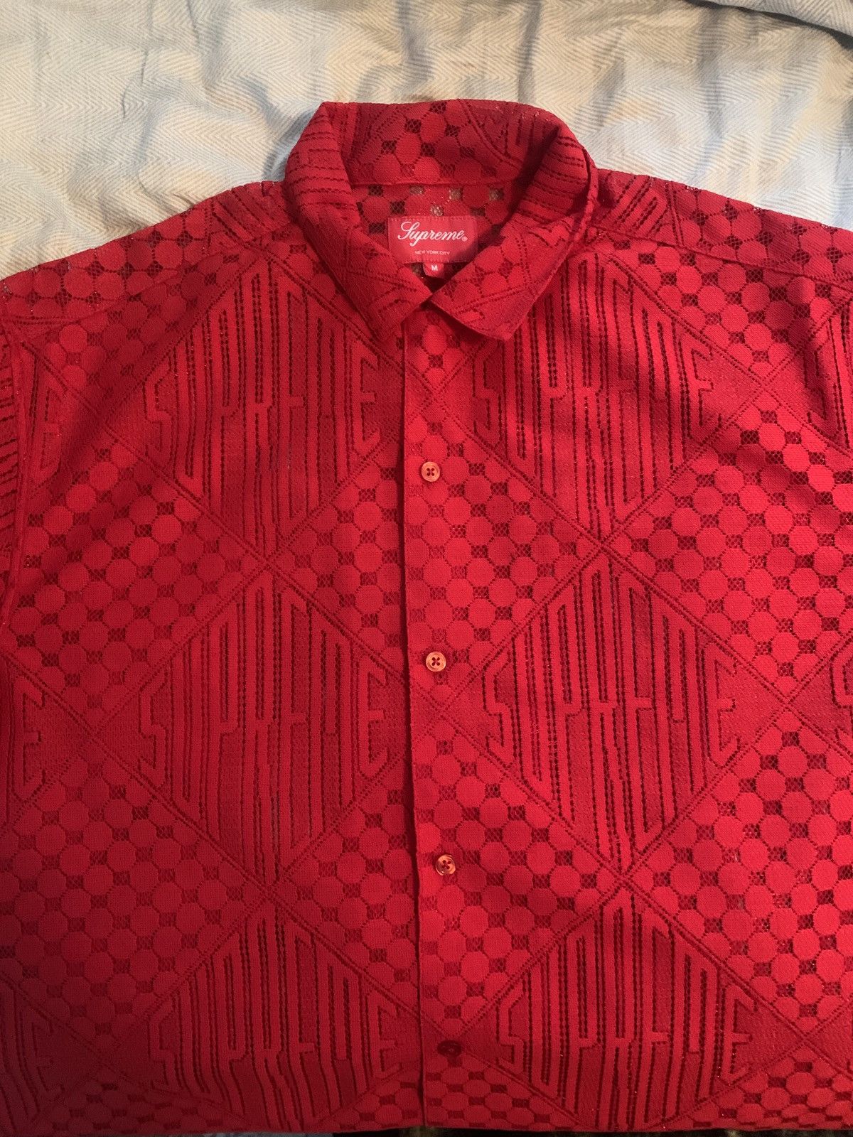 Supreme Supreme Lace s/s shirt | Grailed