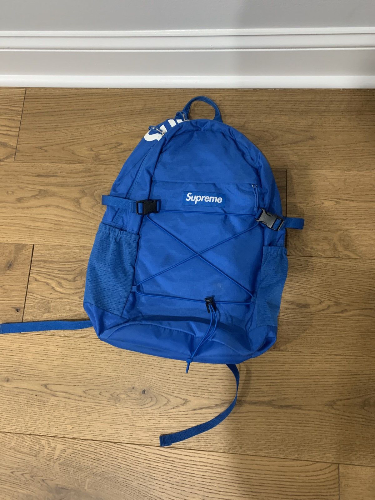 Supreme Supreme 210 Denier Cordura Backpack Royal SS16 | Grailed