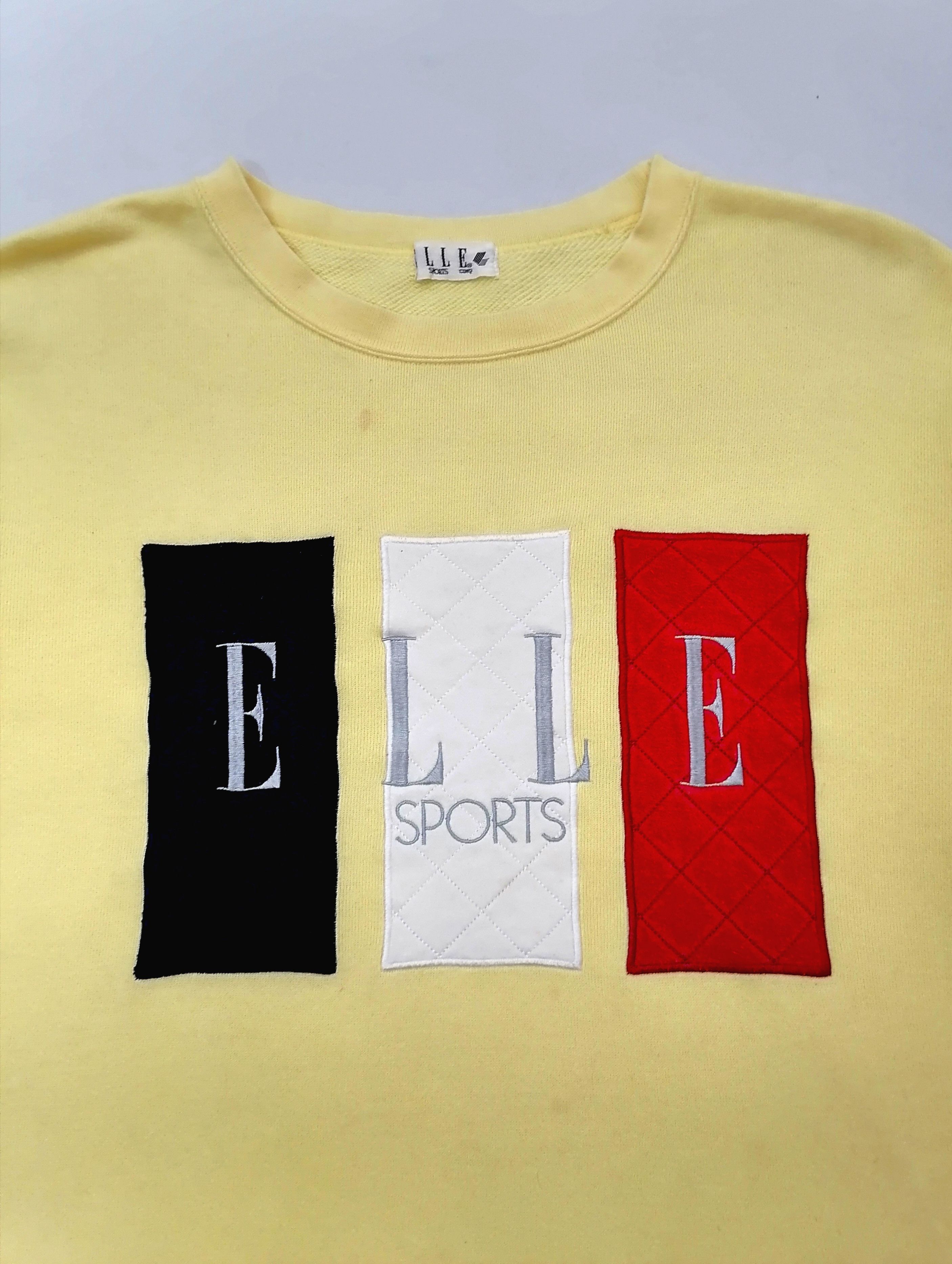 Japanese Brand Elle Sports Big Logo Embroidered Spell Out Size US M / EU 48-50 / 2 - 3 Thumbnail