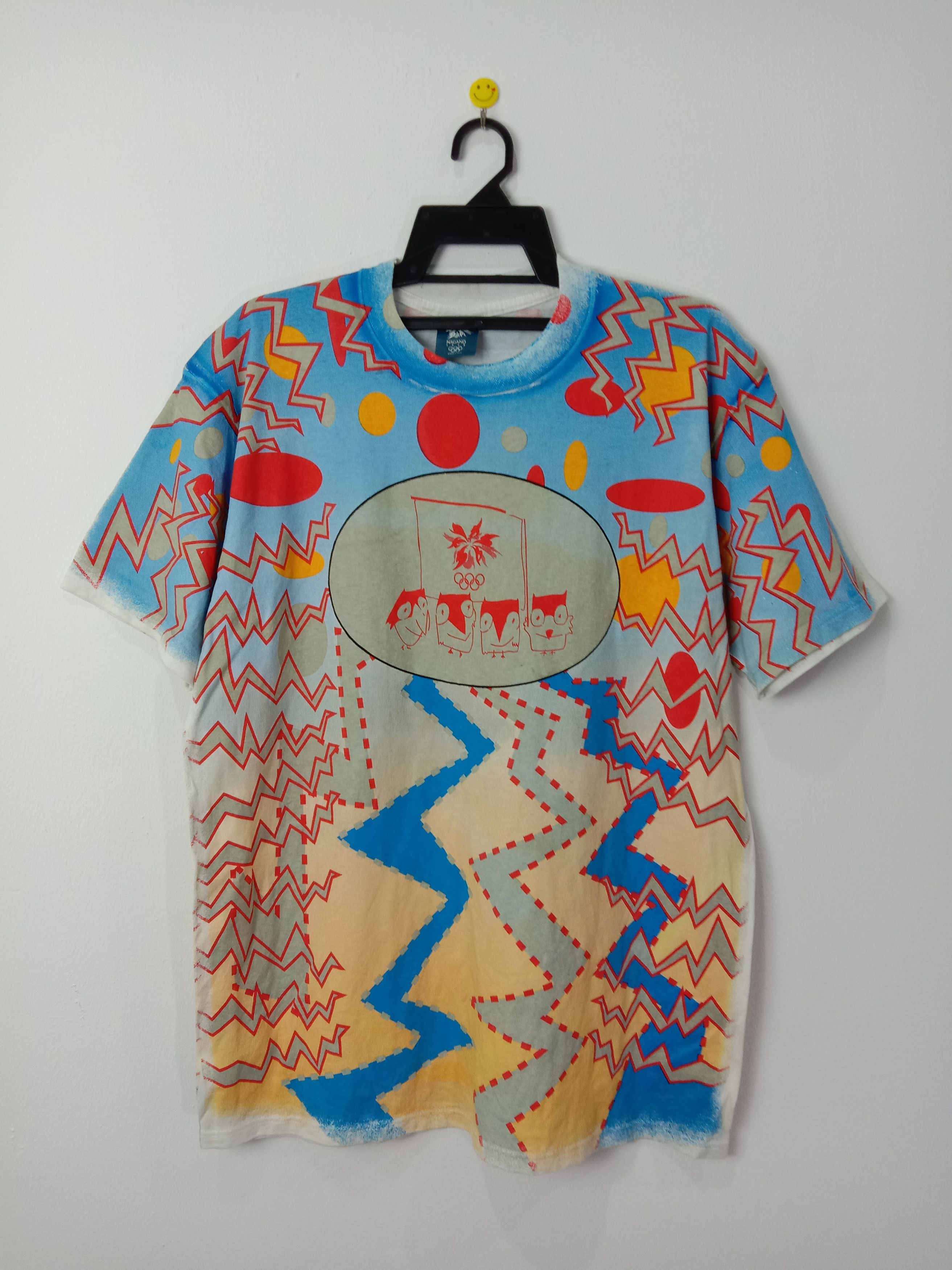 Vintage 90s OLYMPIC NAGANO All Over Printed Size US L / EU 52-54 / 3 - 2 Thumbnail