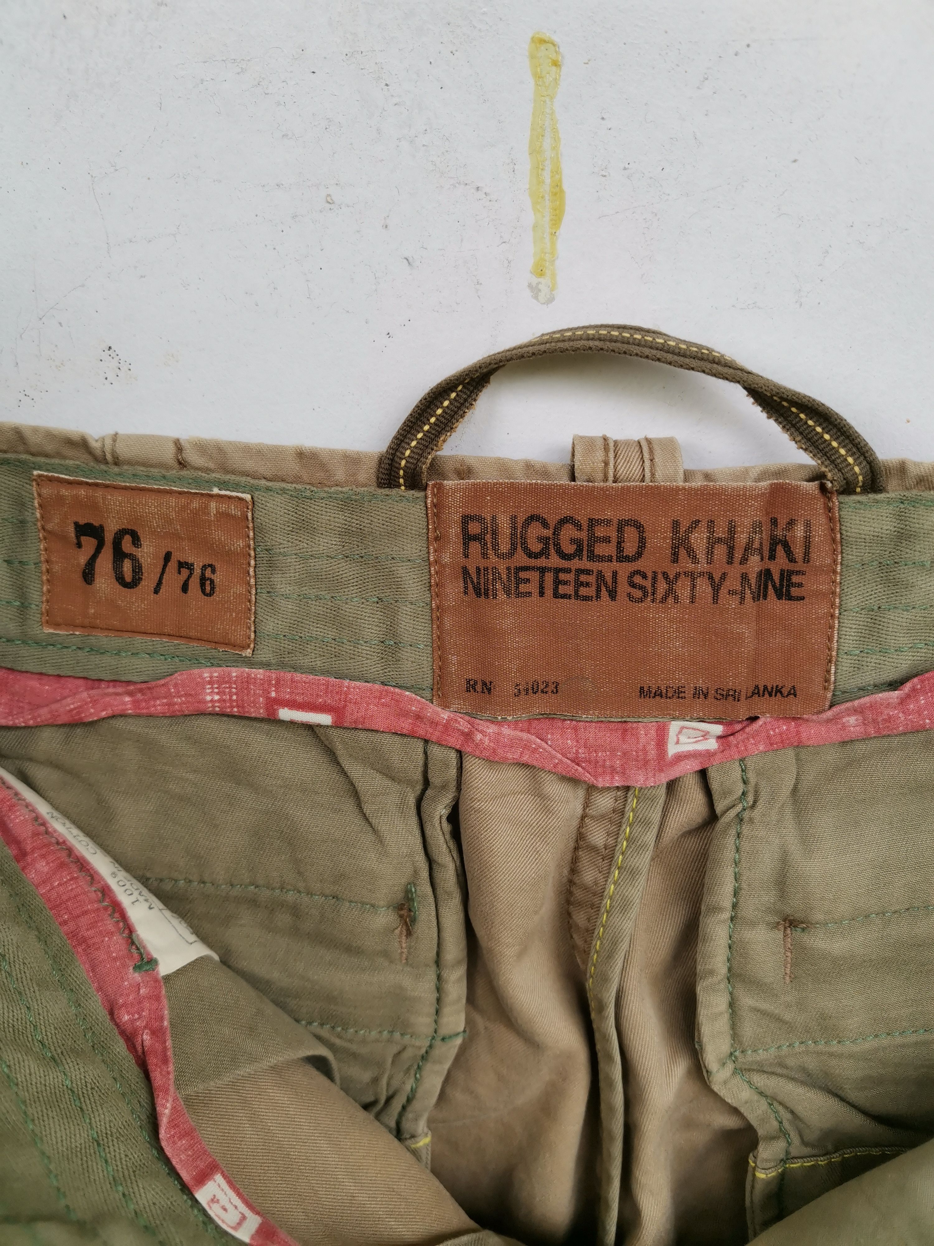 Japanese Brand Rugged Khaki Nineteen Sixty-nine Pants Size US 32 / EU 48 - 5 Thumbnail