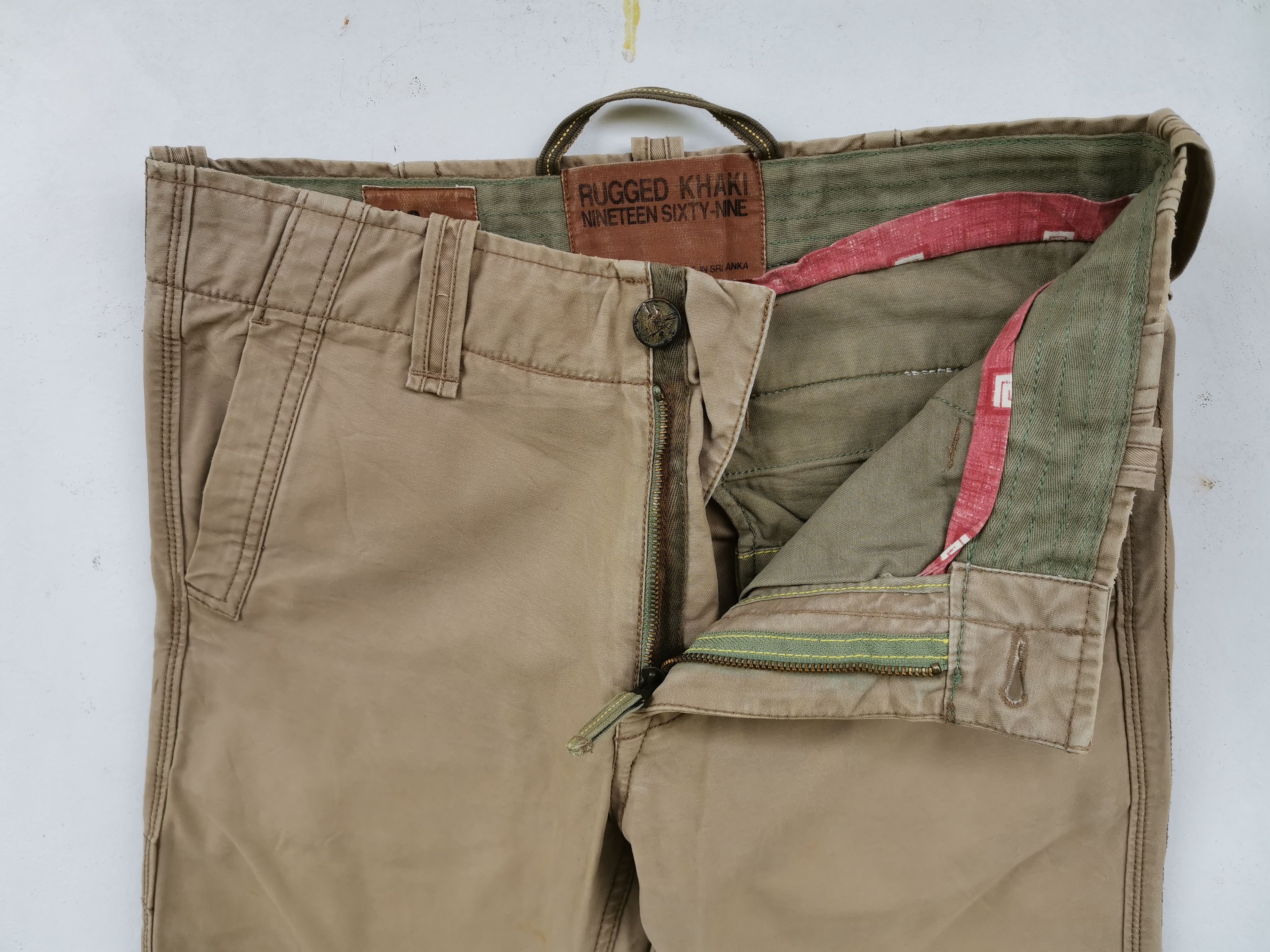 Japanese Brand Rugged Khaki Nineteen Sixty-nine Pants Size US 32 / EU 48 - 6 Thumbnail