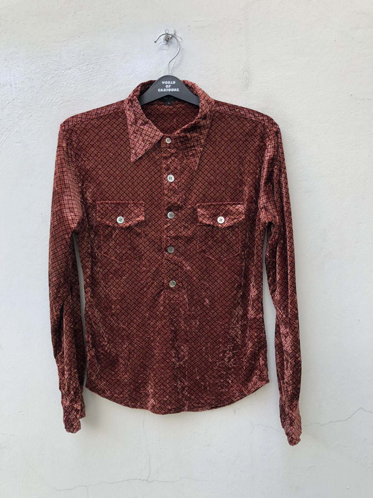 Basco Basco New York Velvet Pullover Shirt Size US S / EU 44-46 / 1 - 2 Thumbnail