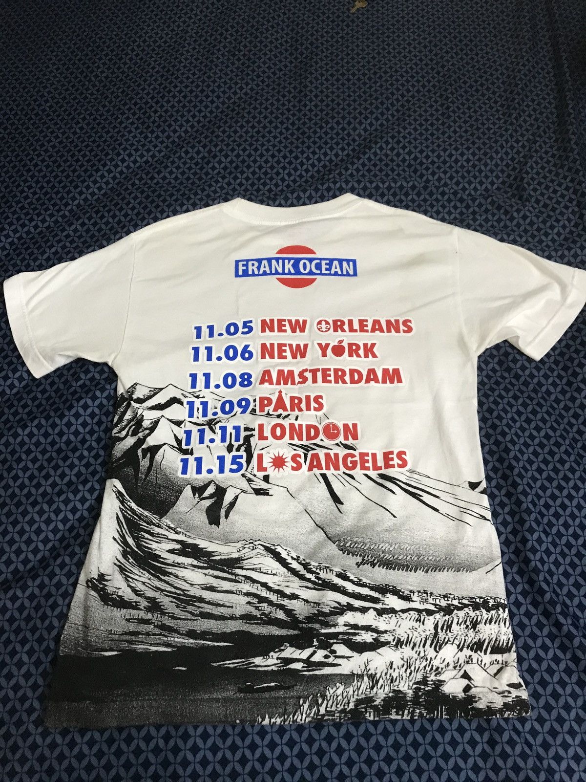 Frank Ocean 2011 Nostalgia Ultra Tour Tee Shirt Size US S / EU 44-46 / 1 - 2 Thumbnail