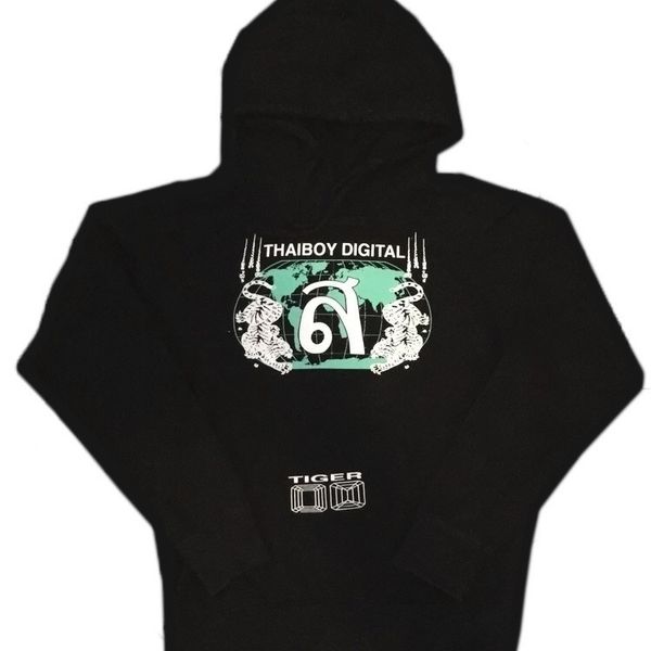 Drain Gang Thaiboy digital tiger hoodie Grailed