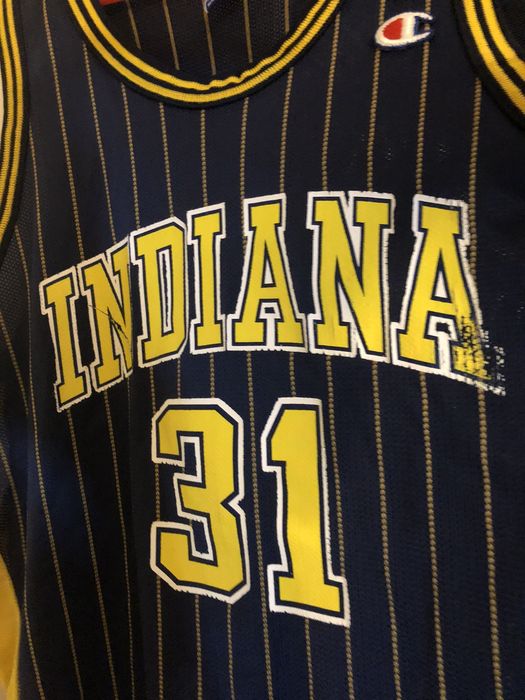 Vintage Reggie Miller Pacers Jersey Pinstripe | Grailed