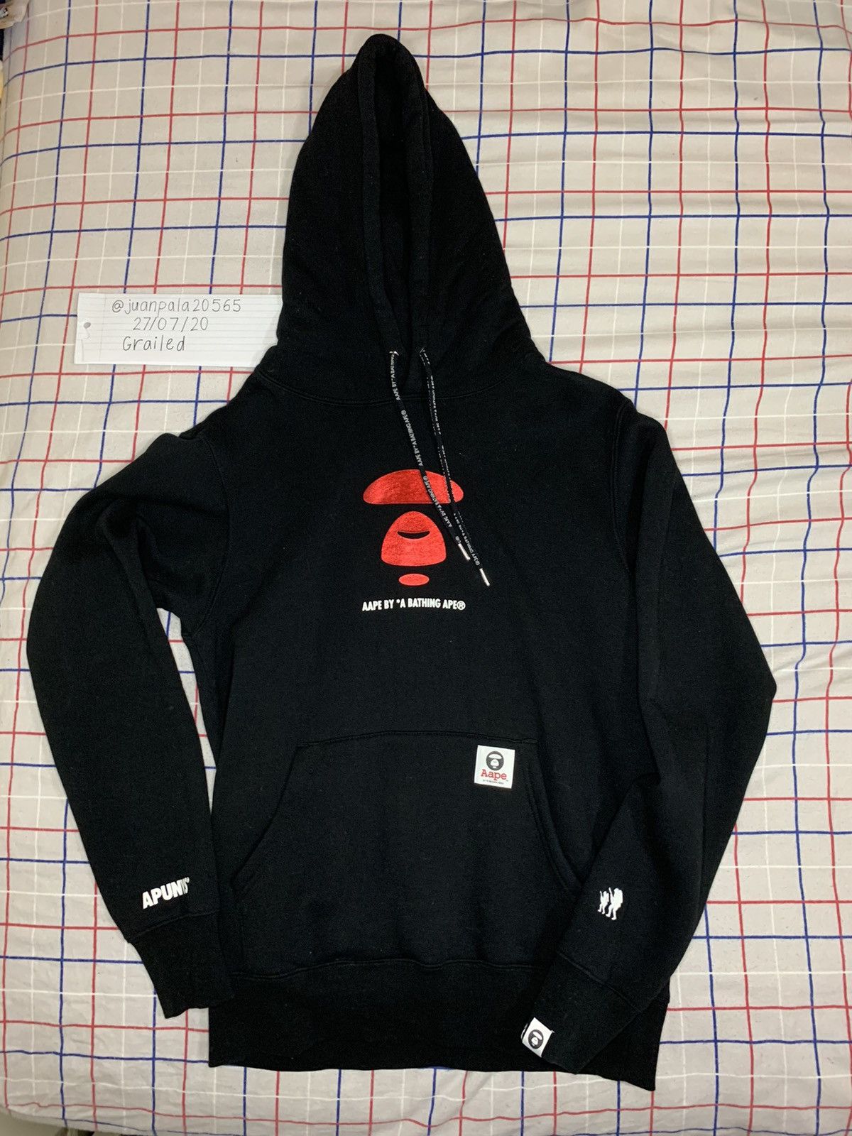 Aape store hoodie red