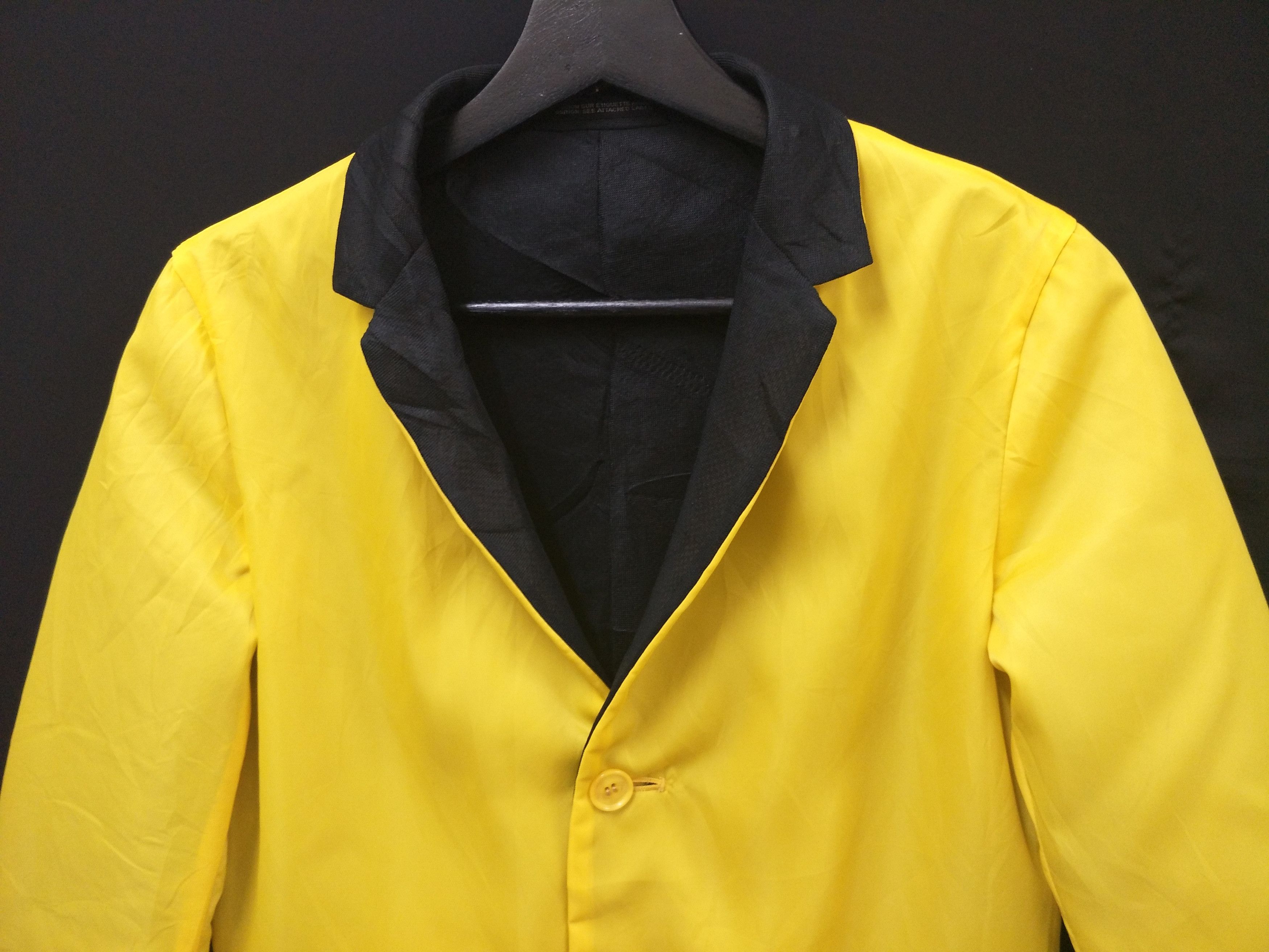 Yohji Yamamoto Y's Yellow Black Reversible Mesh Net Layer Vintage Size US S / EU 44-46 / 1 - 5 Thumbnail