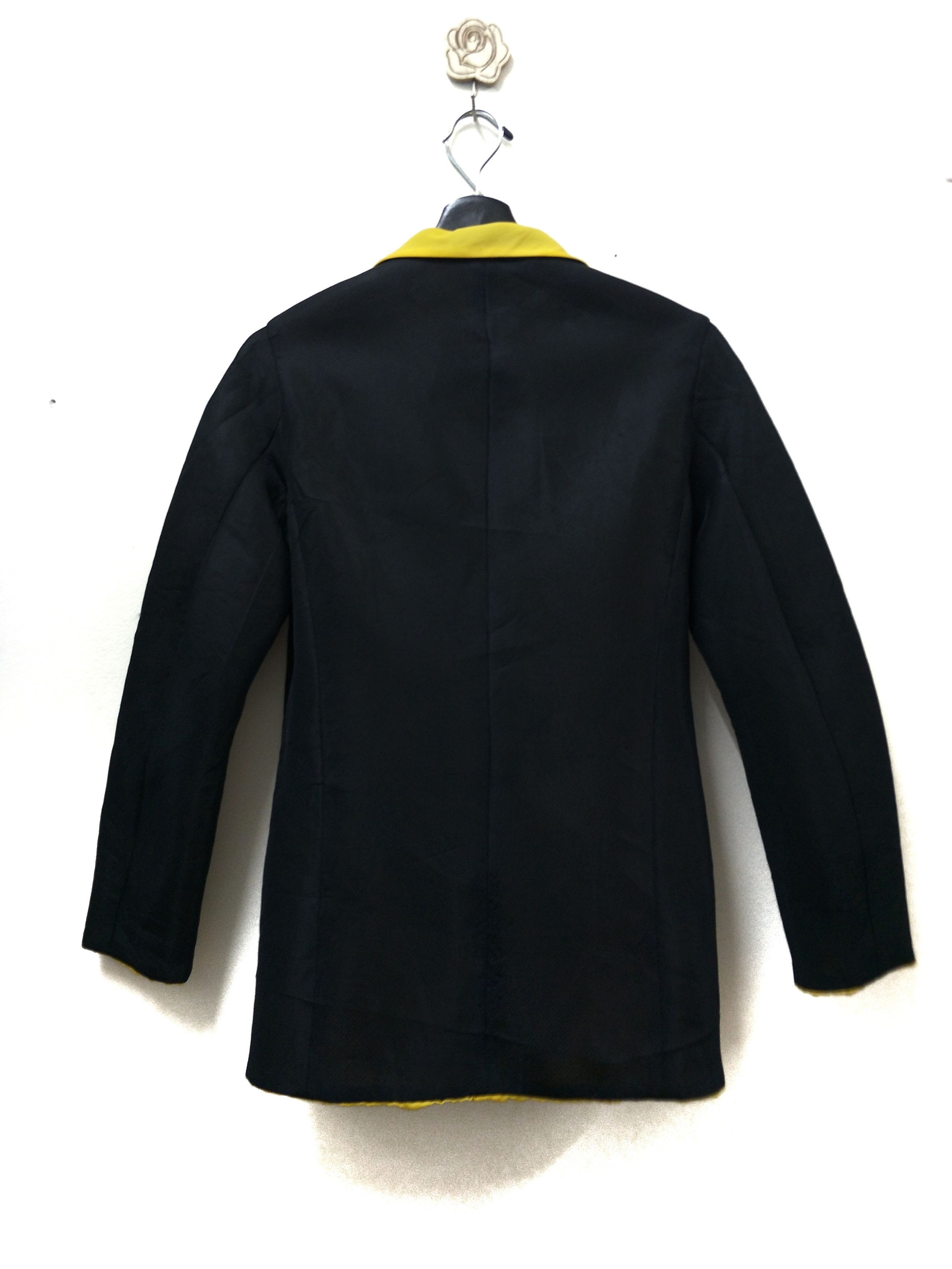 Yohji Yamamoto Y's Yellow Black Reversible Mesh Net Layer Vintage Size US S / EU 44-46 / 1 - 9 Thumbnail